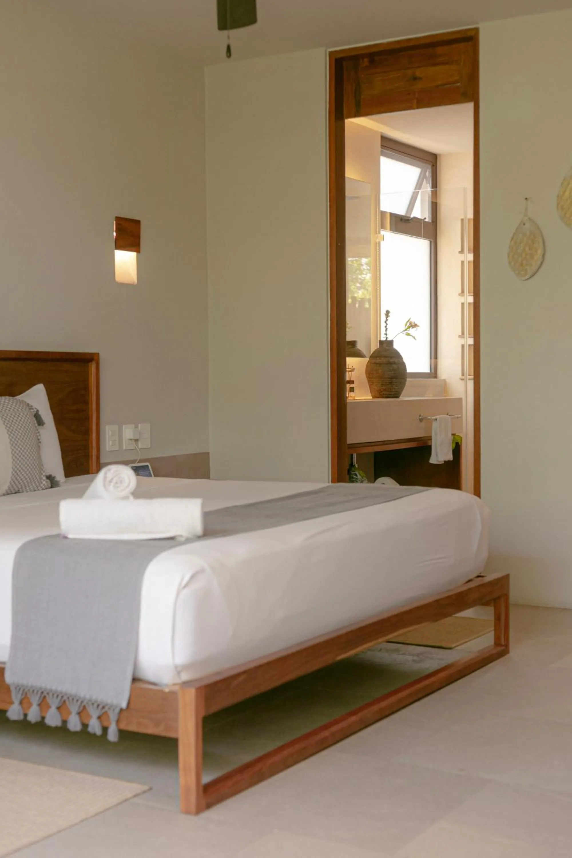 Bed in Zereno Tulum Beach Club Access