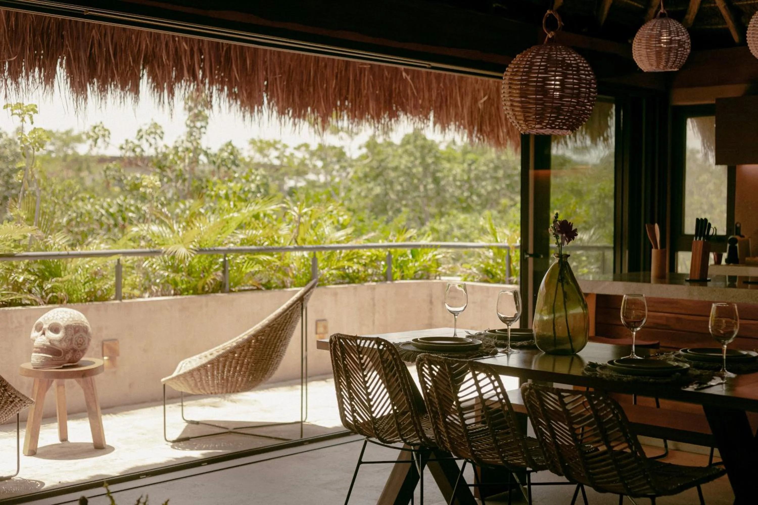 Balcony/Terrace in Zereno Tulum Beach Club Access
