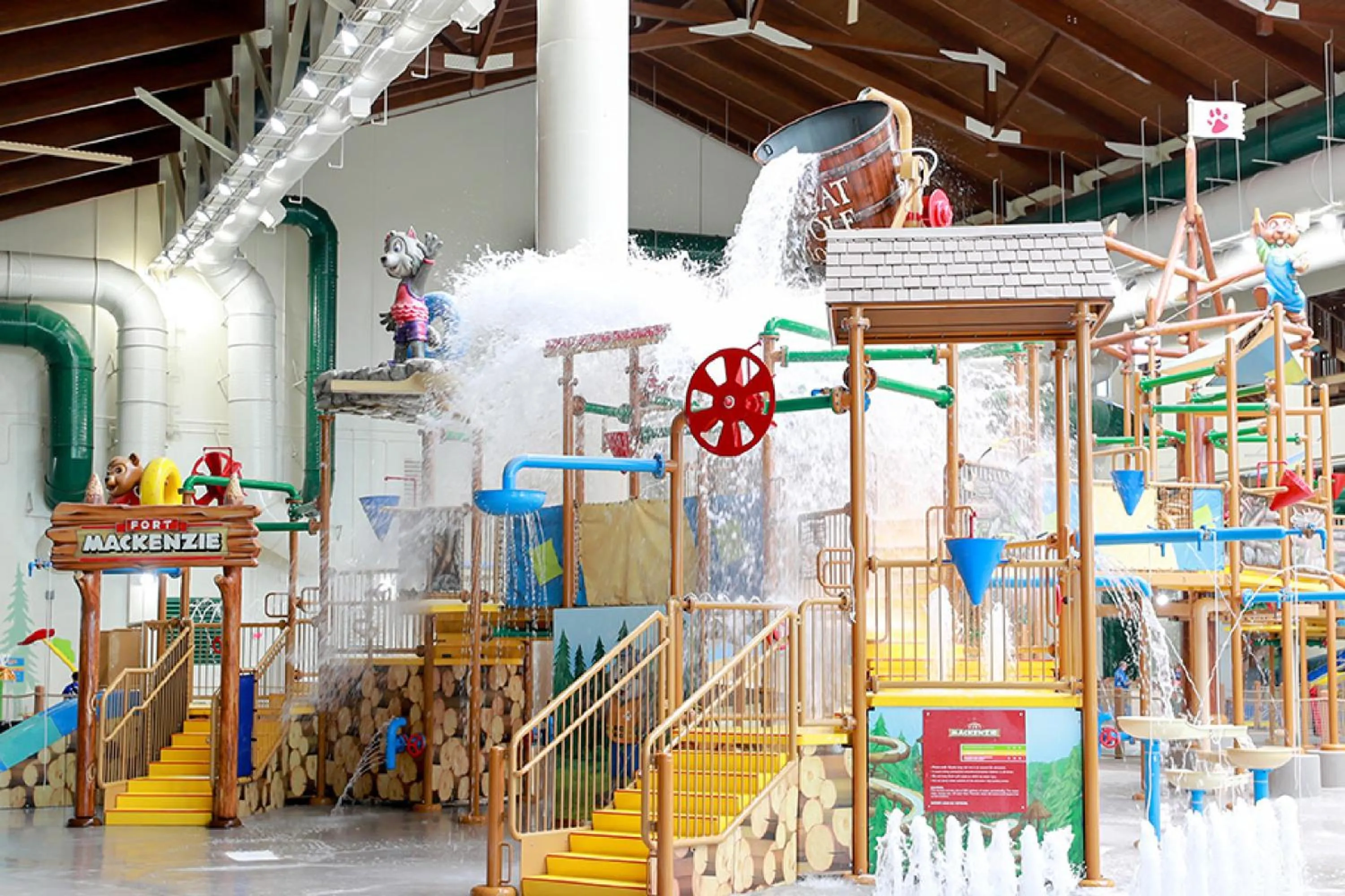 Aqua park in Great Wolf Lodge Georgia