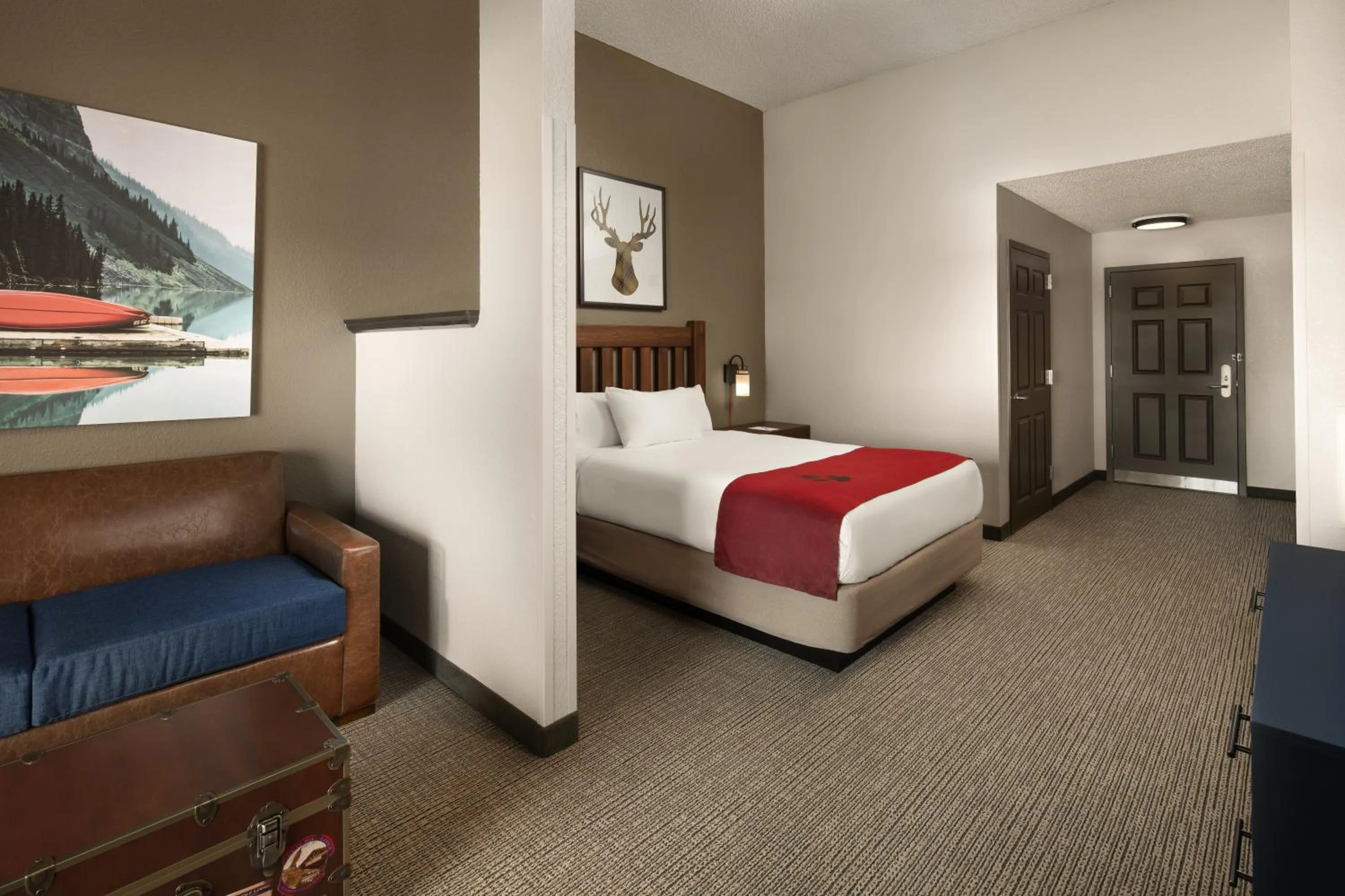 Bed in Great Wolf Lodge Georgia