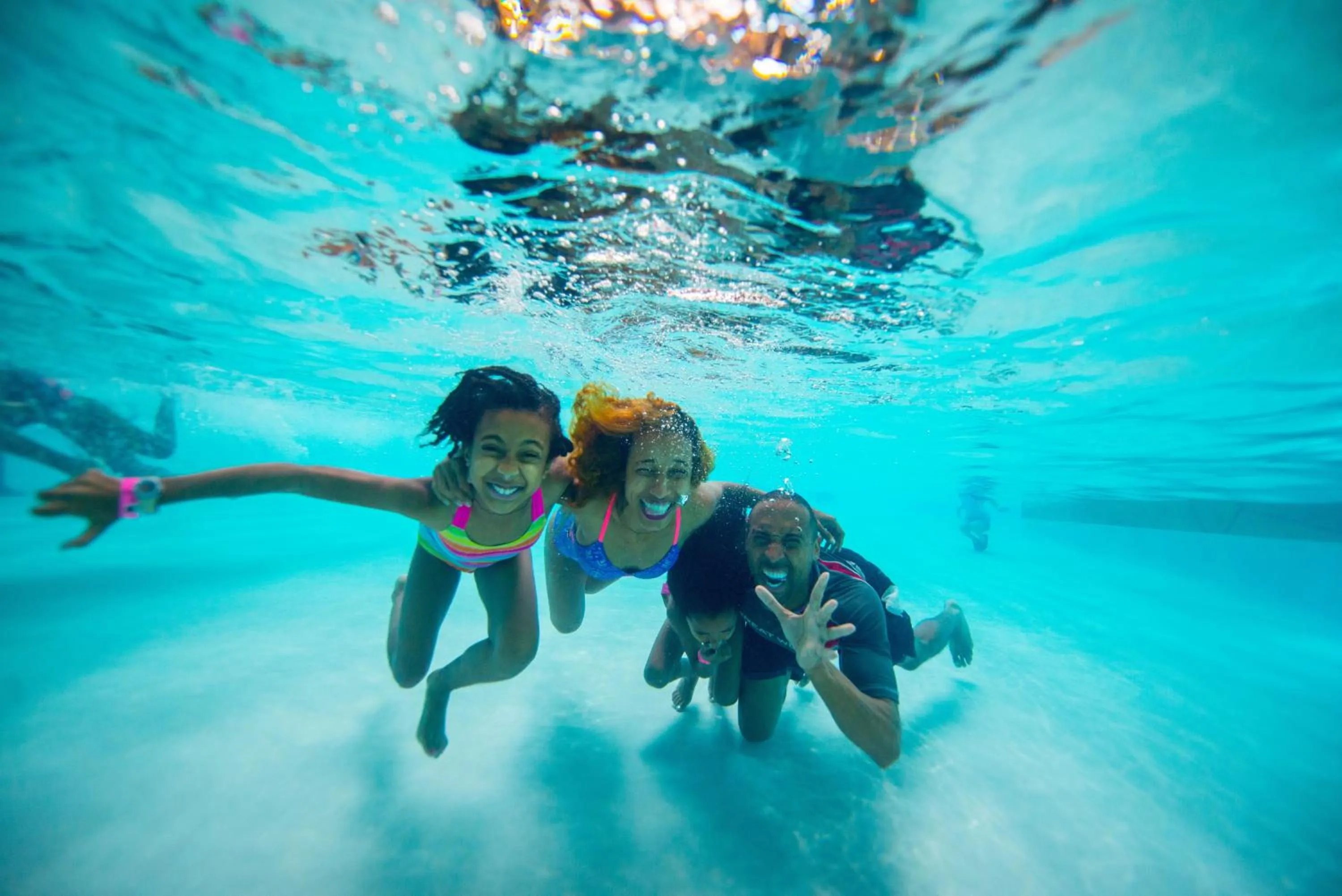 People in Great Wolf Lodge Grand Mound