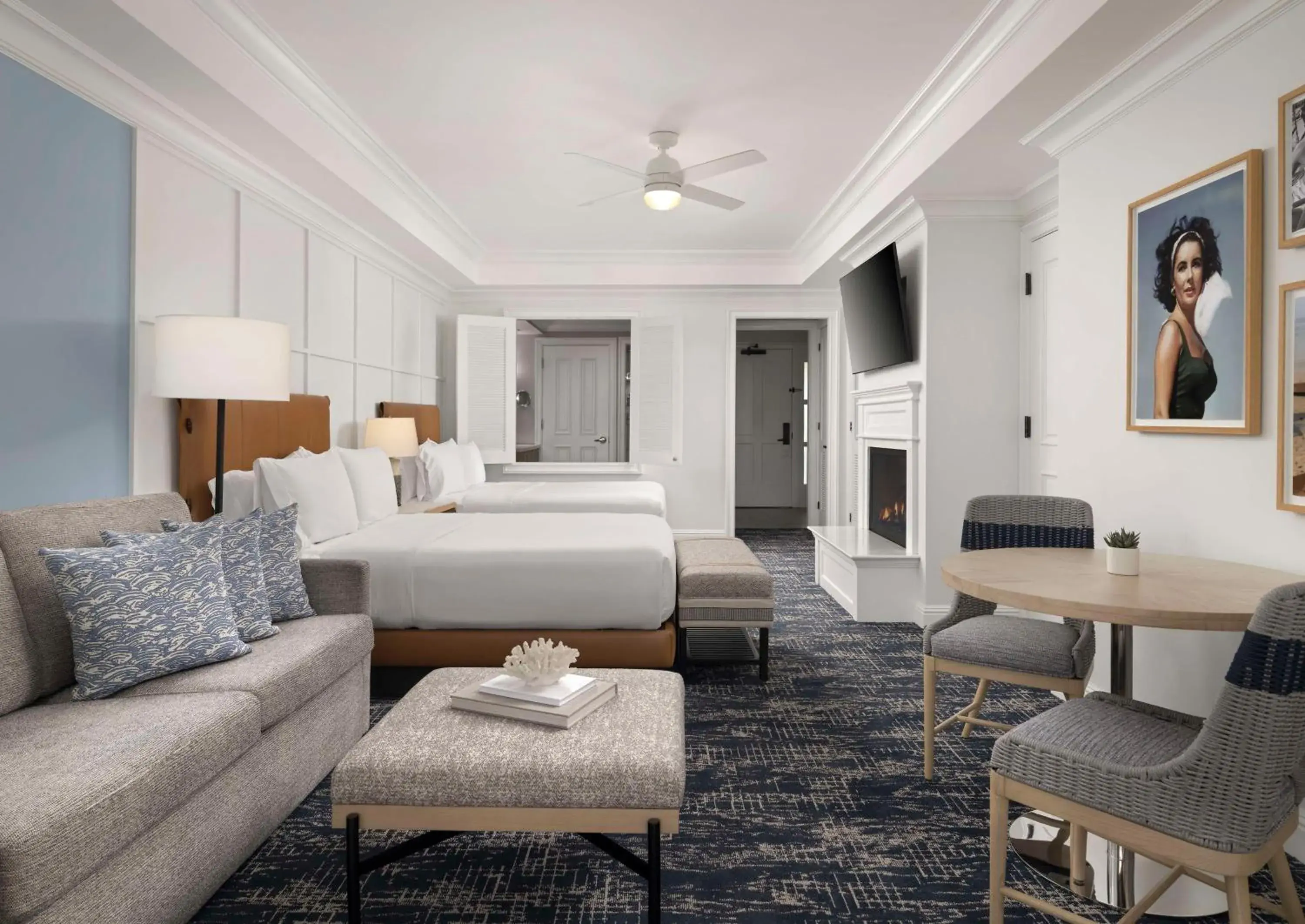 Bed in Beach Village at The Del, LXR Hotels & Resorts Bed in Beach Village at The Del, LXR Hotels & Resorts