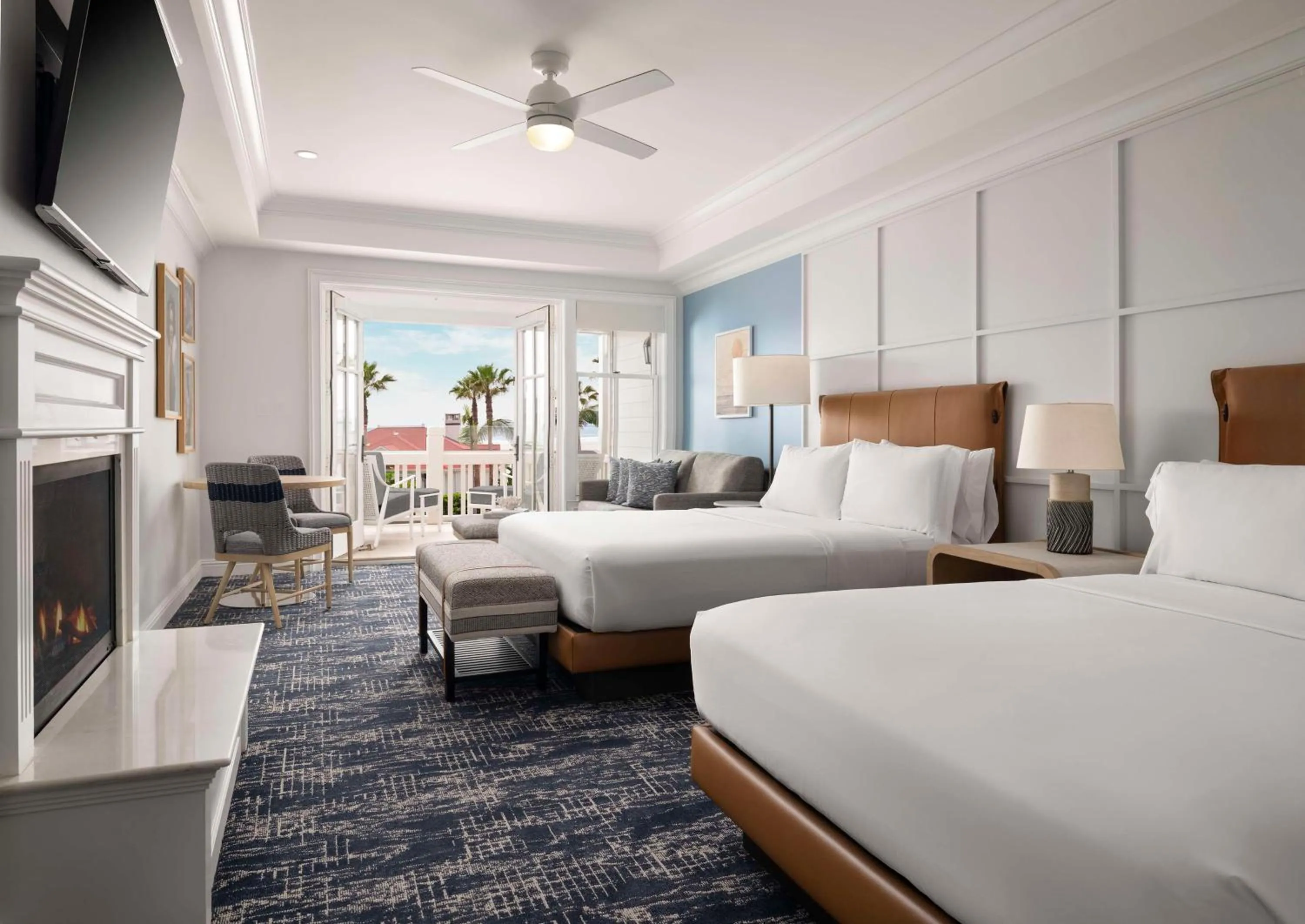 Bed in Beach Village at The Del, LXR Hotels & Resorts