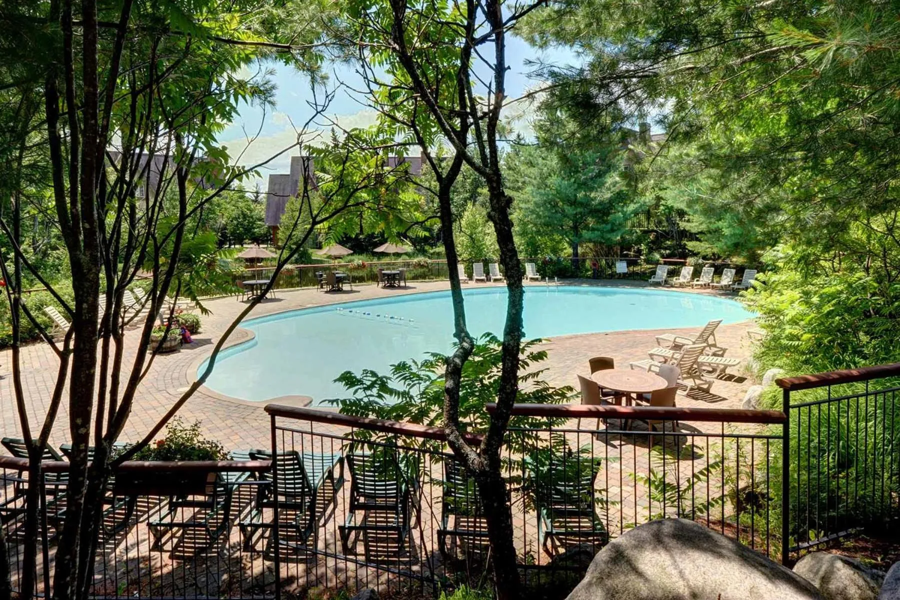 Swimming pool in Le Plateau by Tremblant Vacations