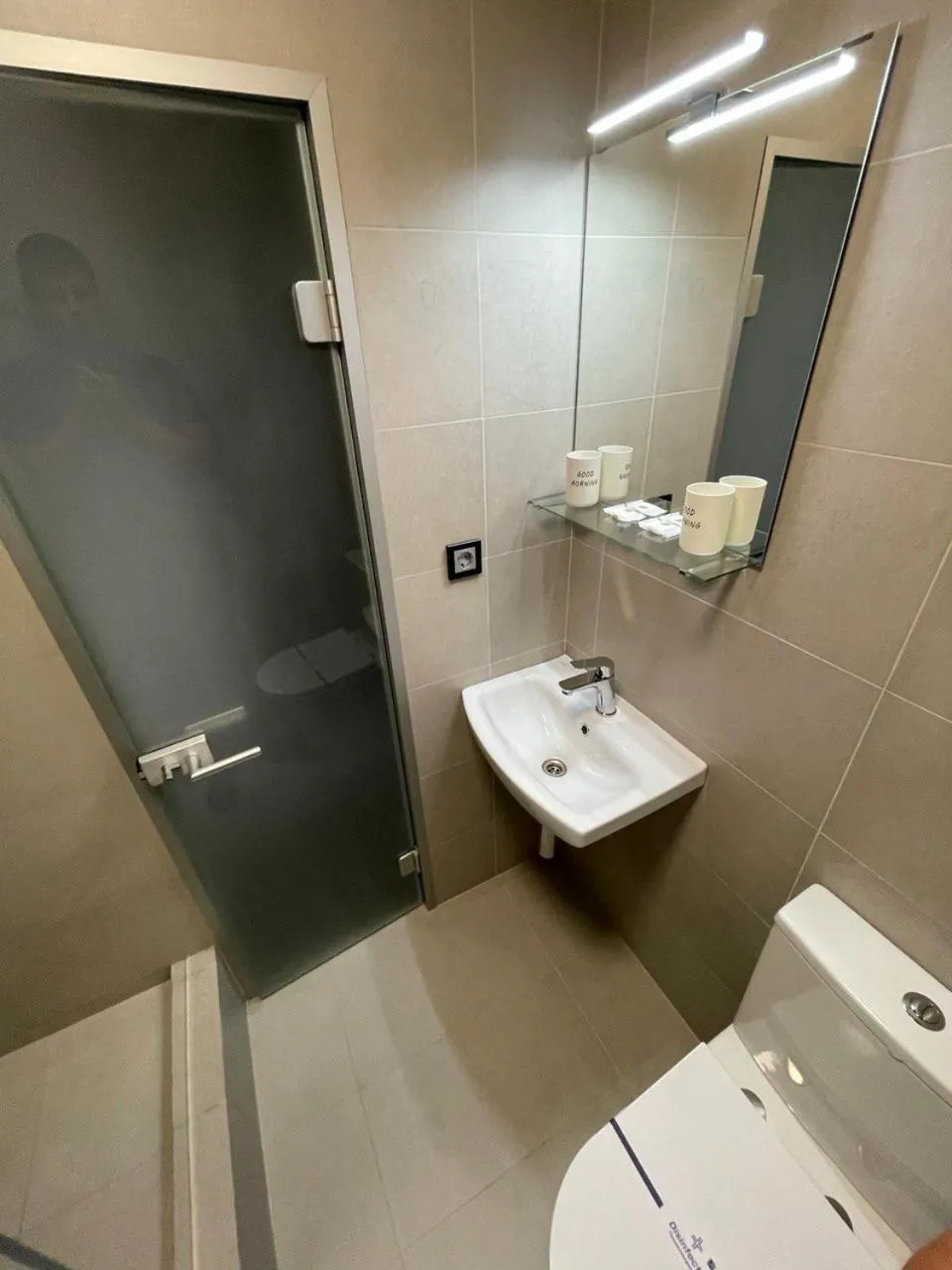 Toilet in Lift Hotel Boutique - Derybasivska
