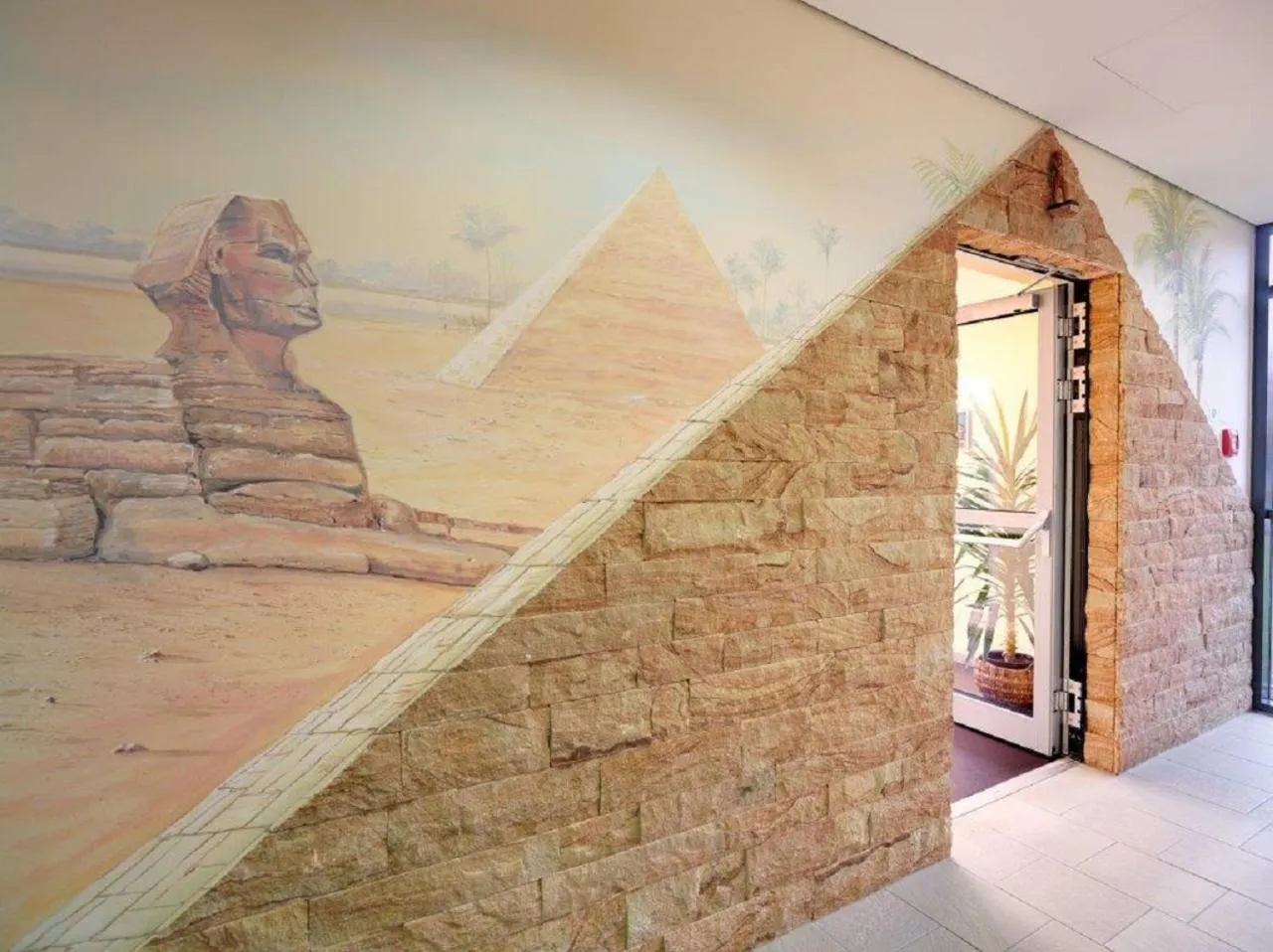 Decorative detail in Kurhotel Pyramide Bad Windsheim