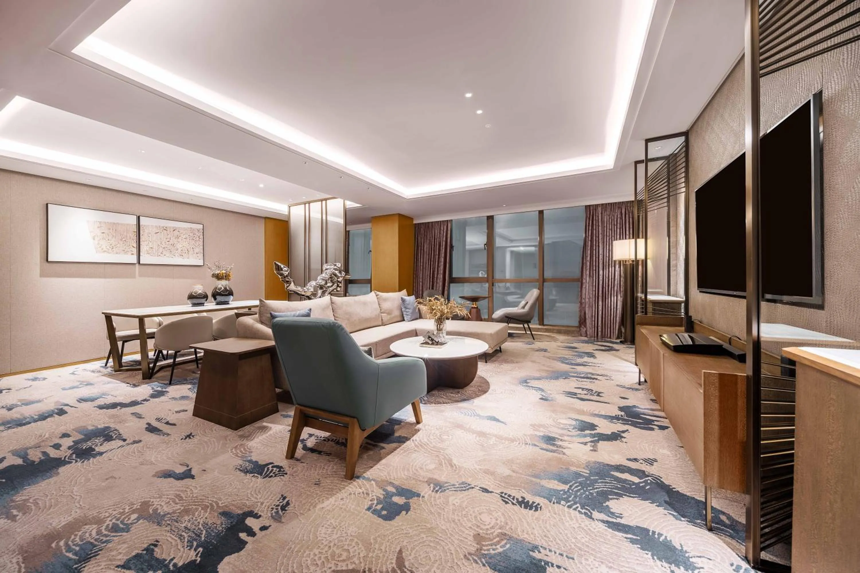 Living room in Tivoli at Cultural Heritage Park