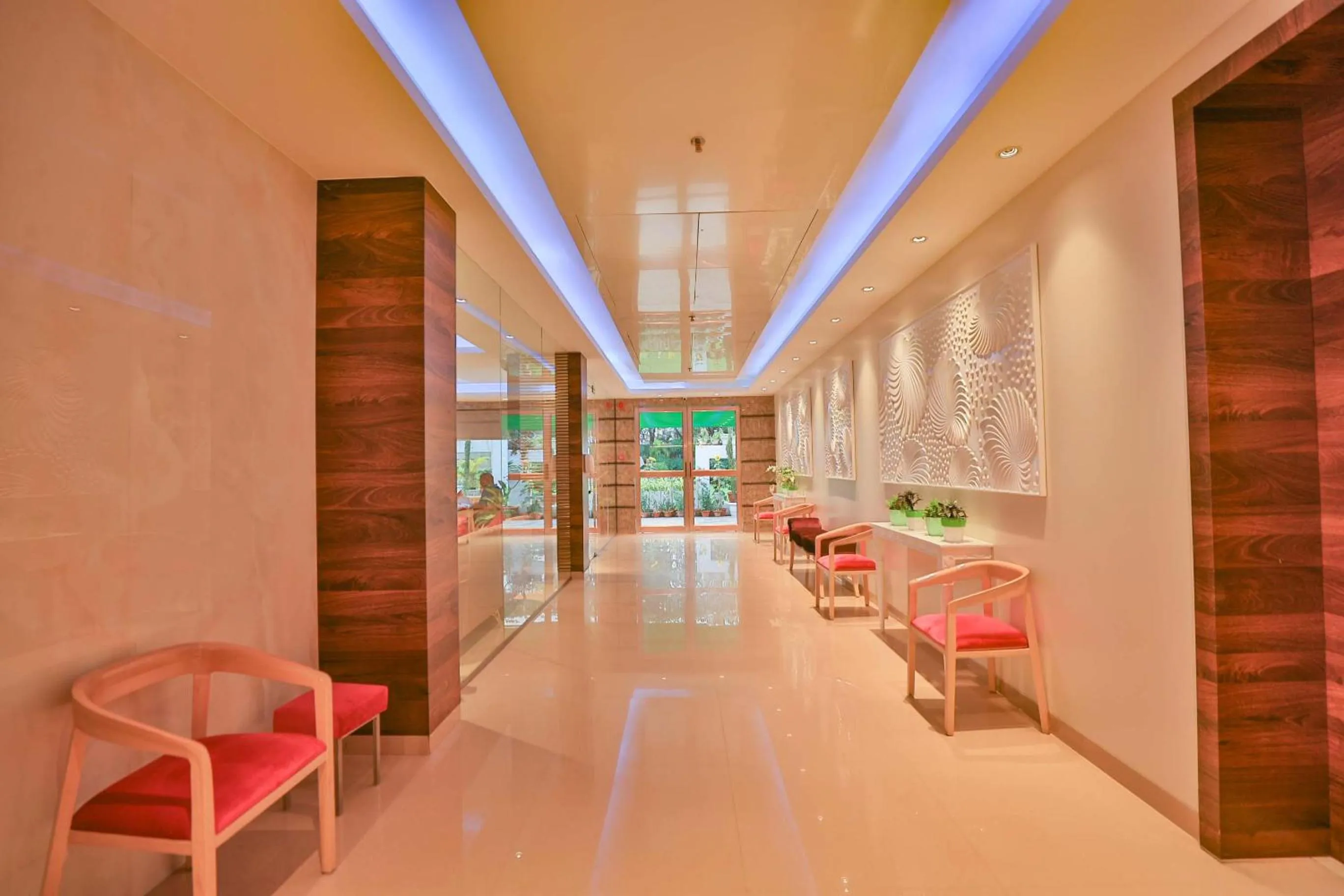 Lobby or reception in HOTEL CRYSTAL CROWN