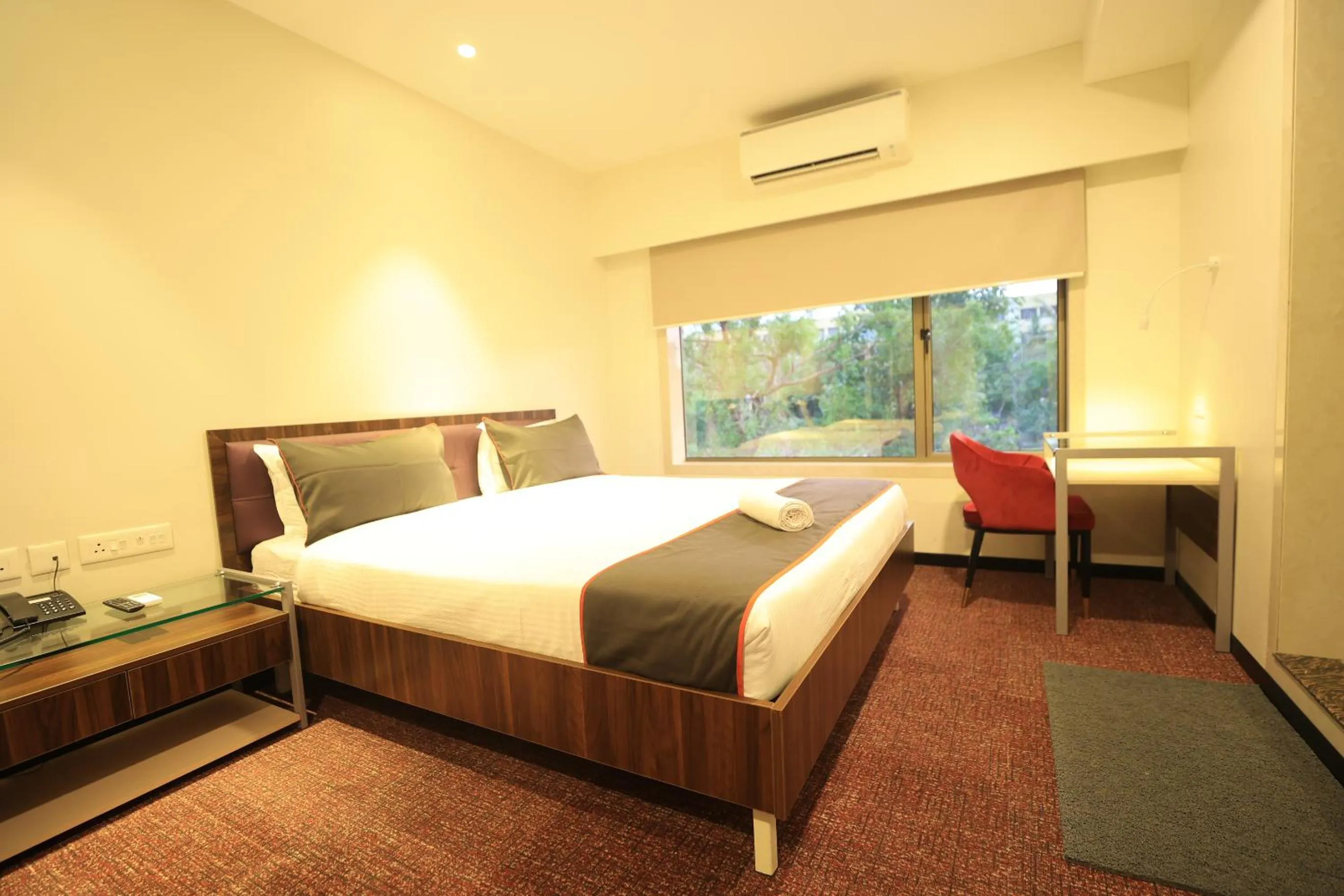 Bed in HOTEL CRYSTAL CROWN