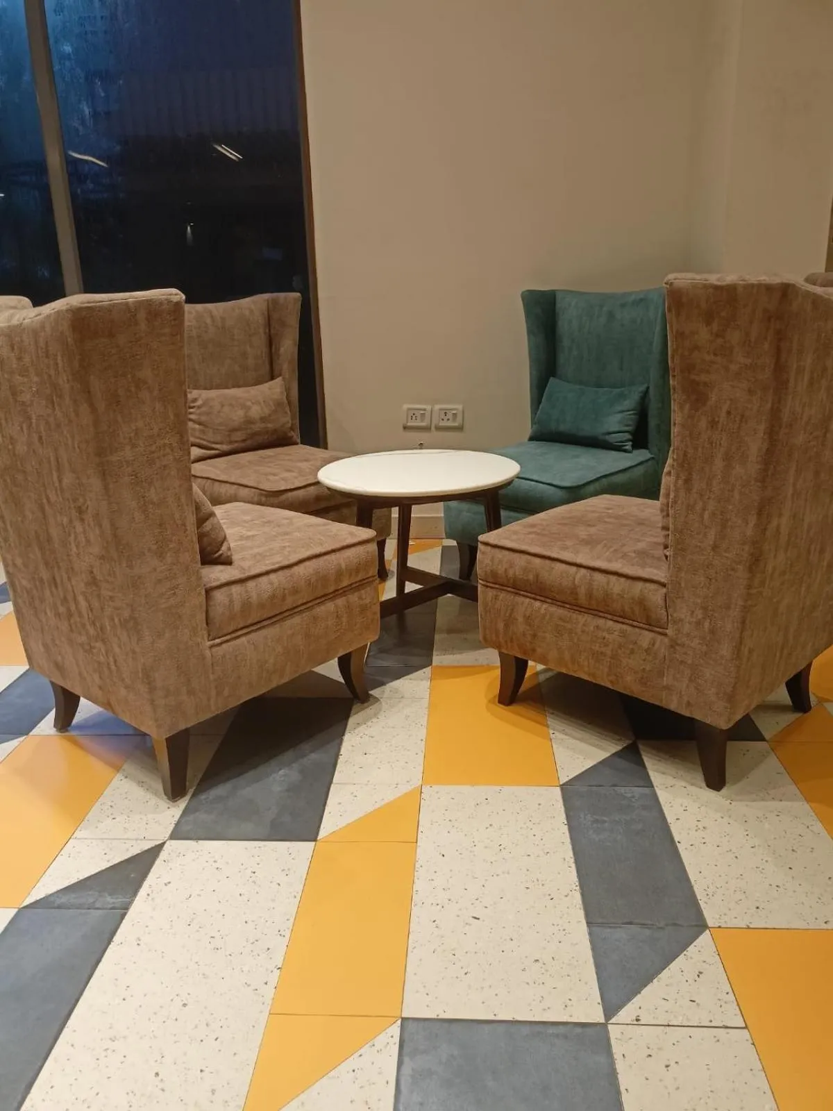 Seating area in Abhyagama Hotel