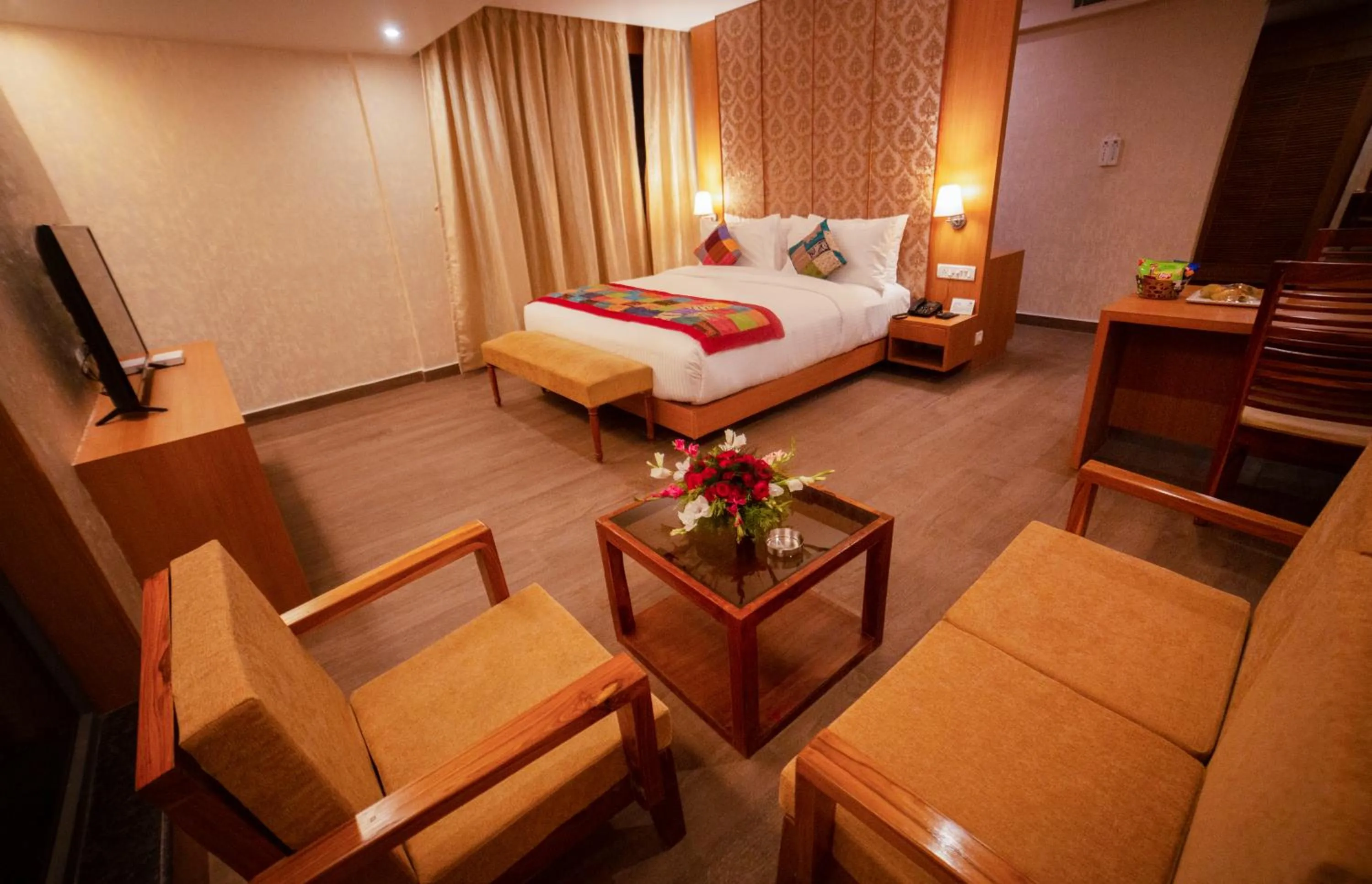 Bedroom, Bed in Abhyagama Hotel