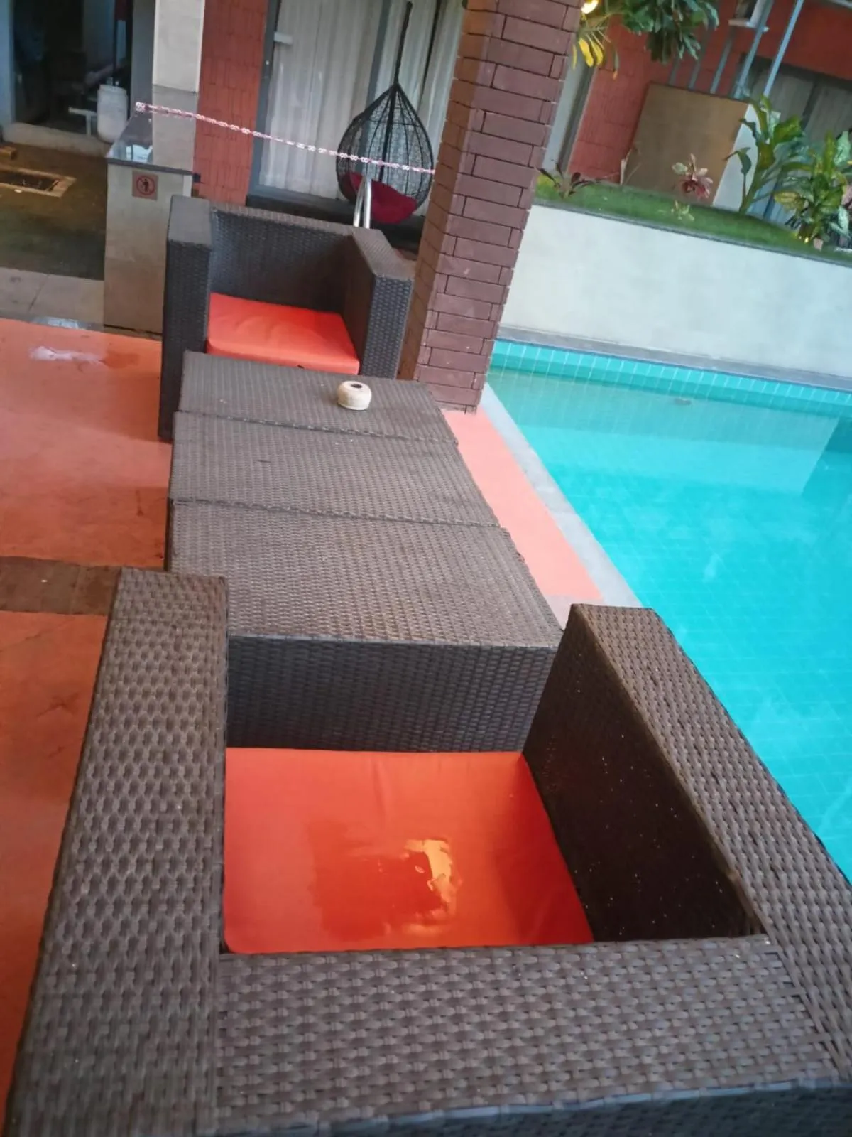 Seating area in Abhyagama Hotel