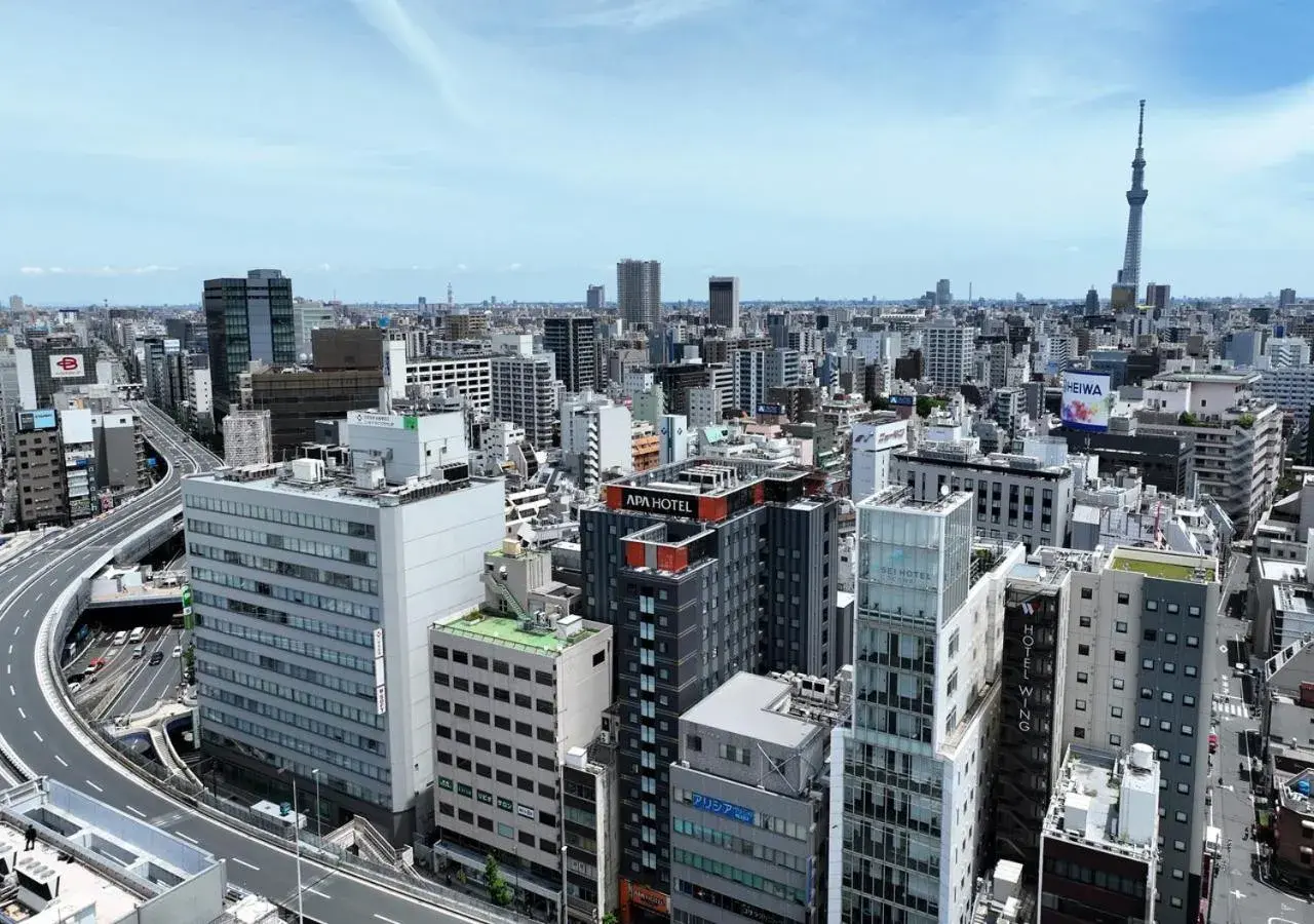 Property building in APA Hotel Ueno Ekimae Property building in APA Hotel Ueno Ekimae