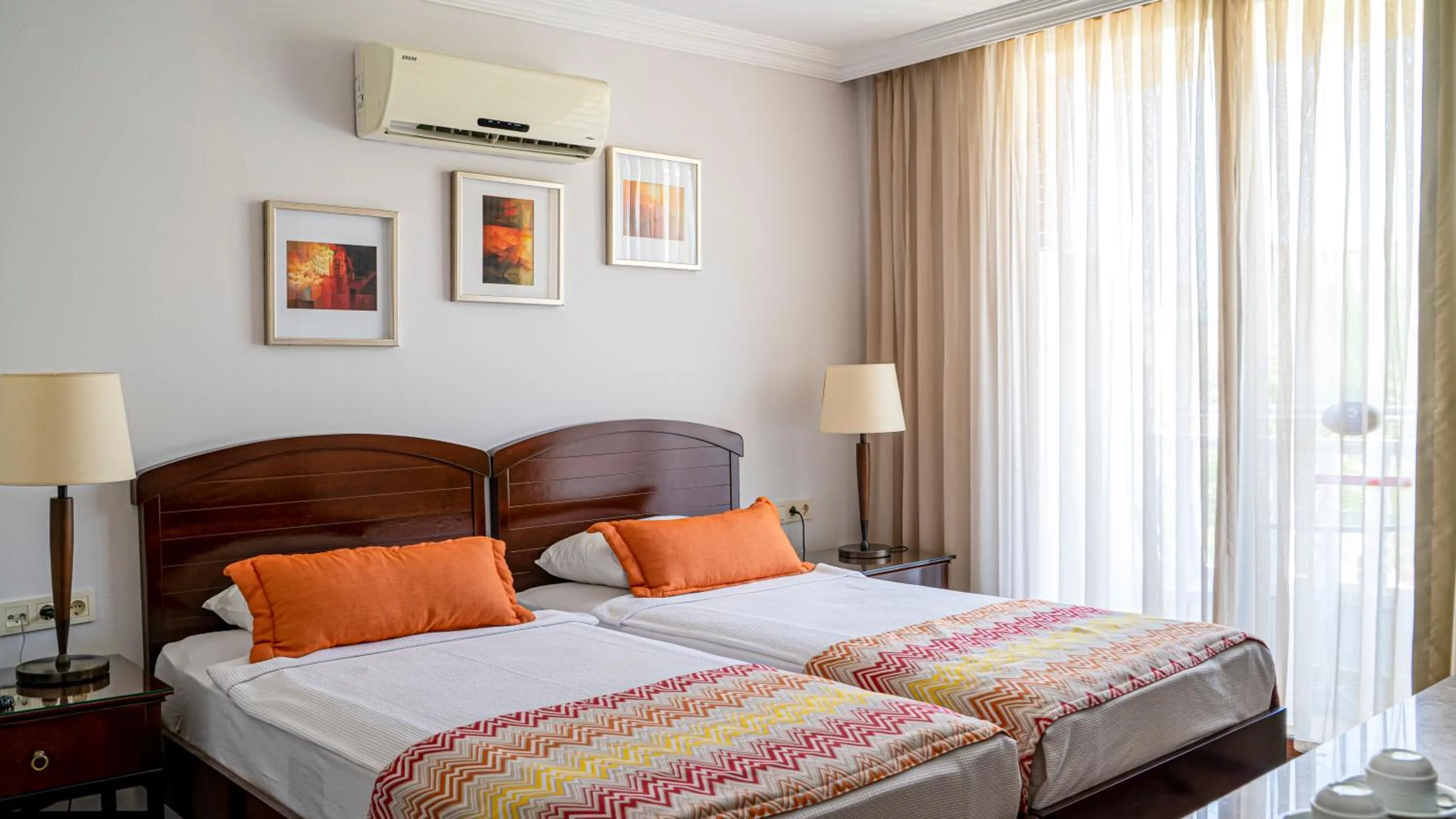 Bed in Akdora Resort Hotel & Spa