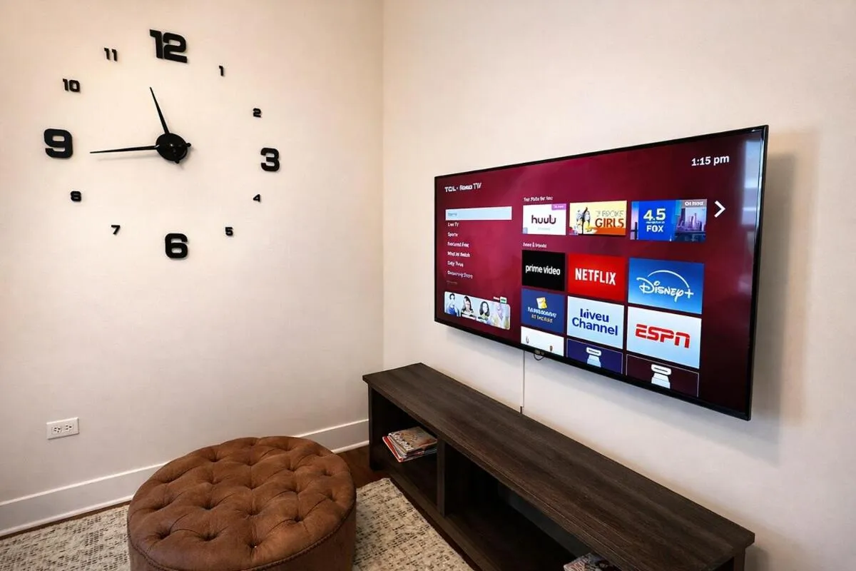 McCormick Place 420 Friendly 3BR in Downtown Chicago with Optional Parking Sleeps 8 Guests Near Soldier Field, Grant Park and Lakefront Trail