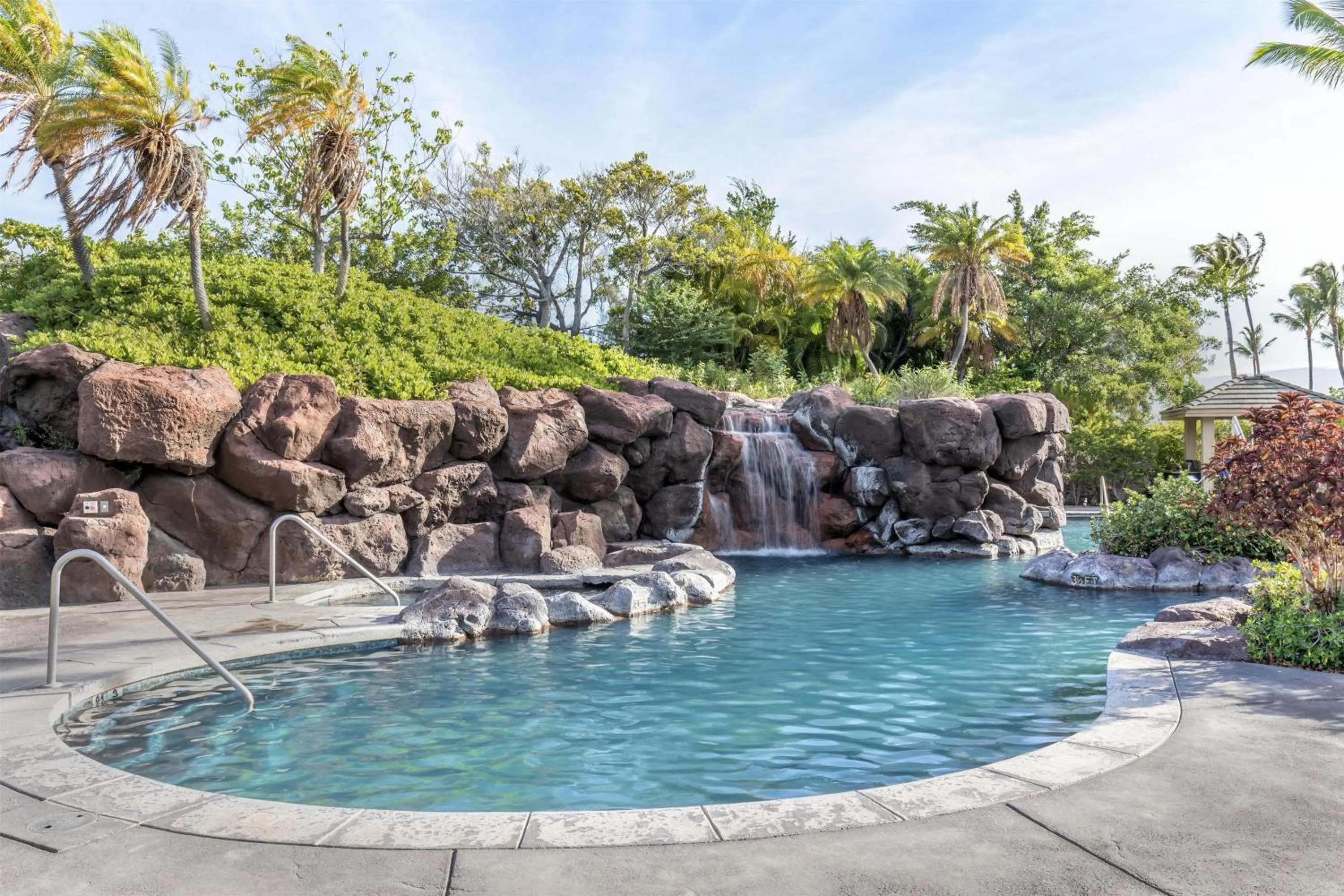 Pool view in Hilton Grand Vacations Club Kings Land Waikoloa