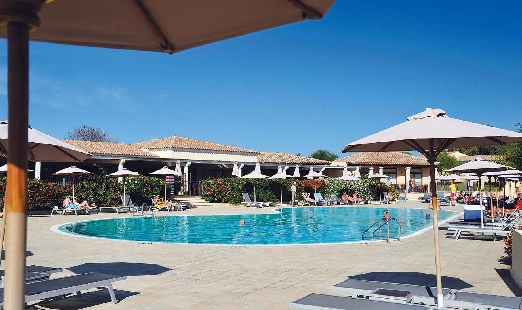 Swimming pool in SECRET VILLAGE Budoni