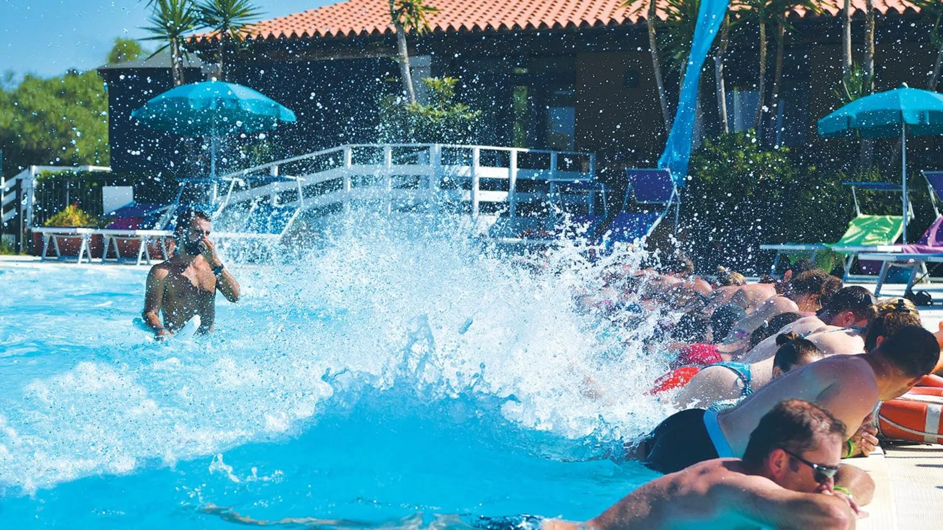 Swimming pool in SECRET VILLAGE Budoni