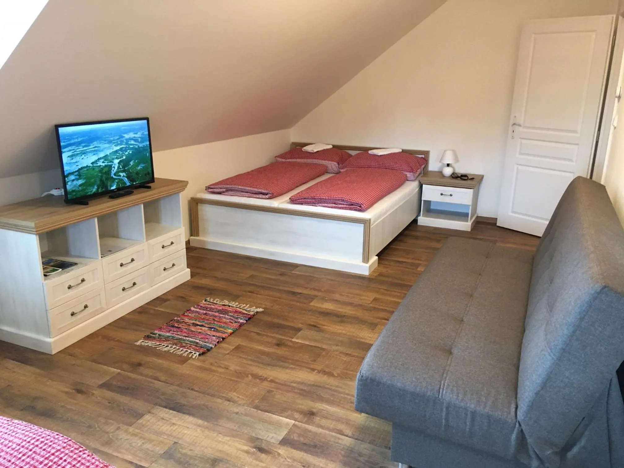 Living room, Bed in Matějovec 109 & Ubytování Na statku