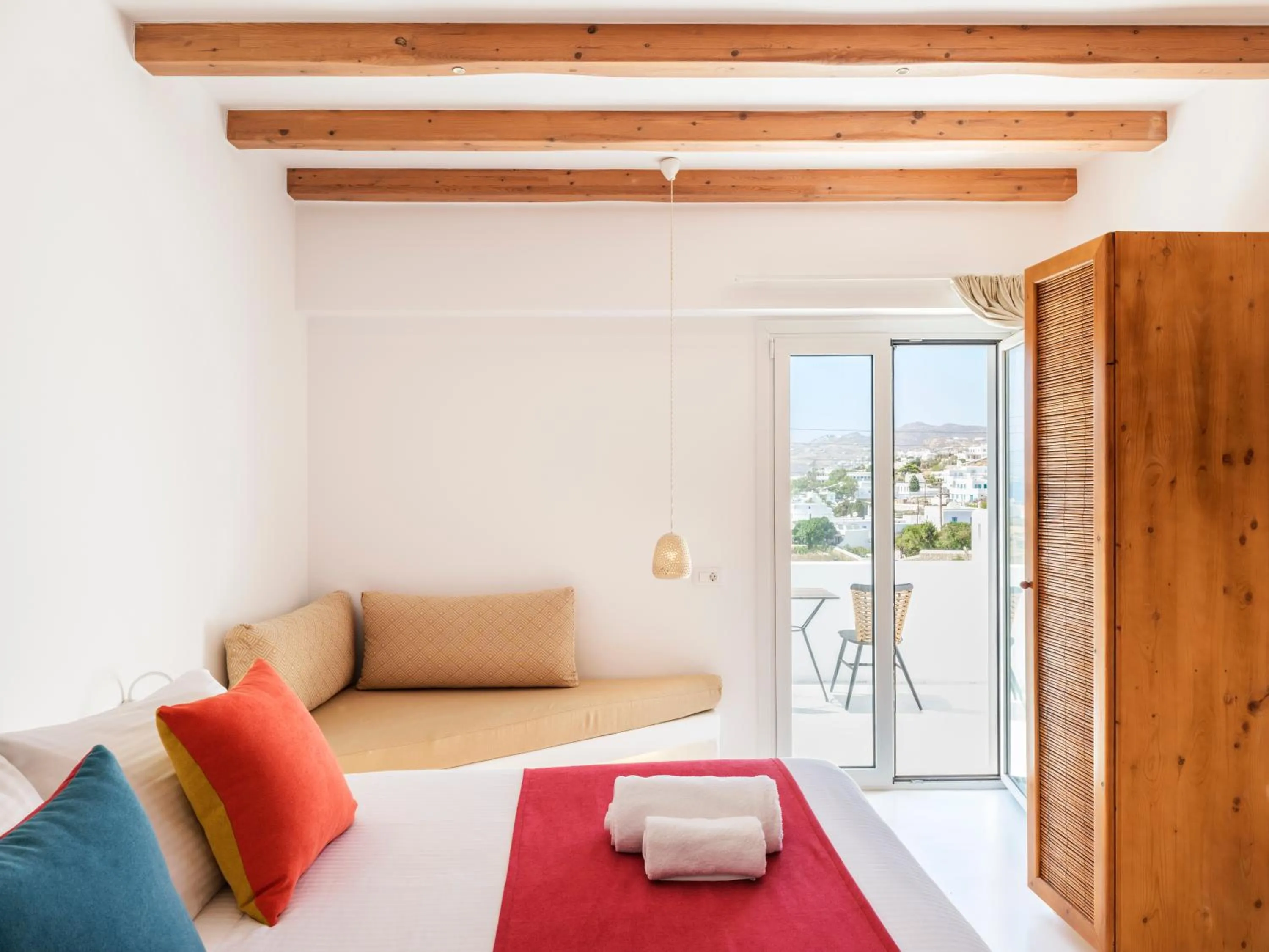 Bed in Axel Beach Mykonos - Adults Only