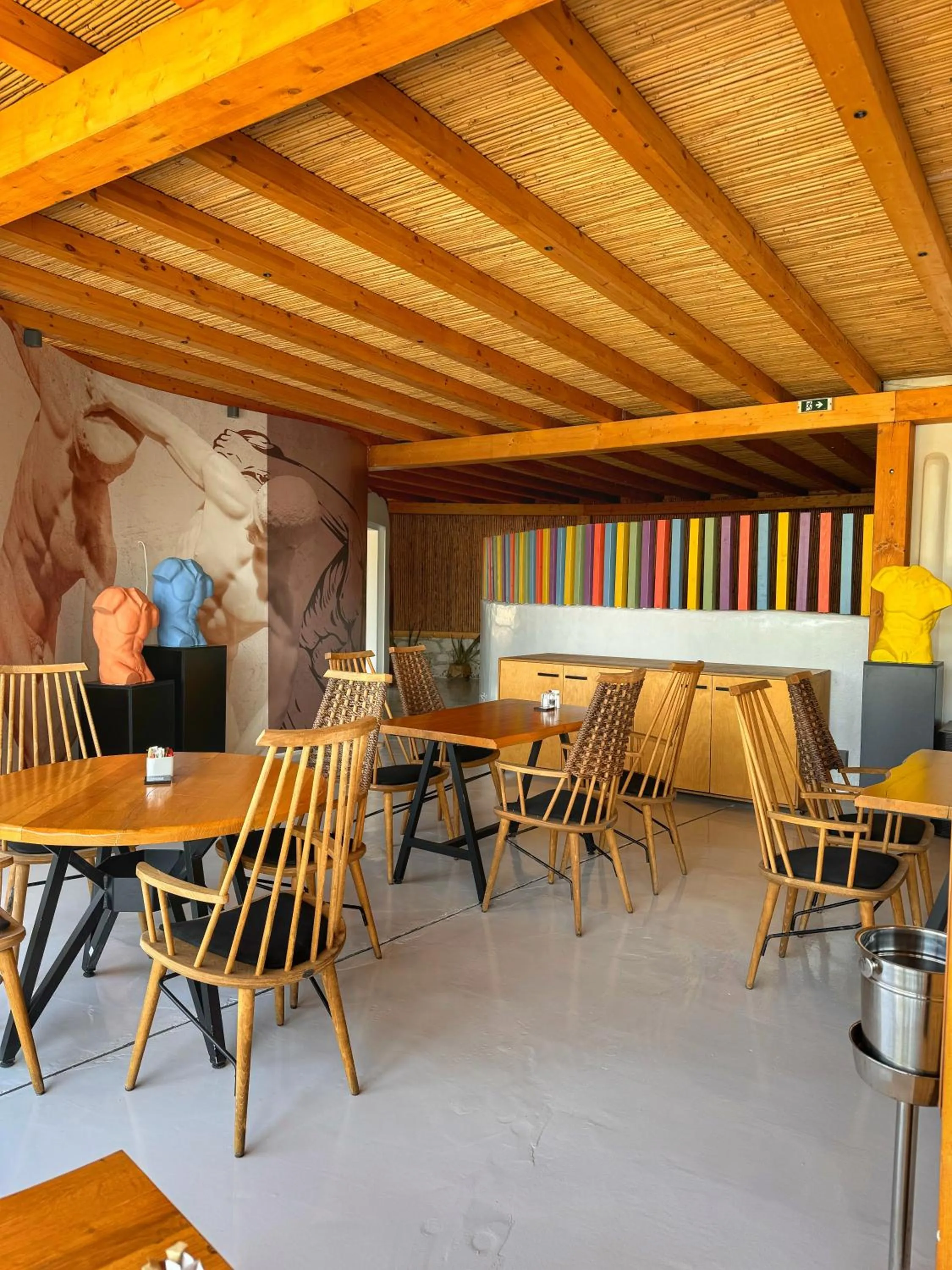 Dining area in Axel Beach Mykonos - Adults Only