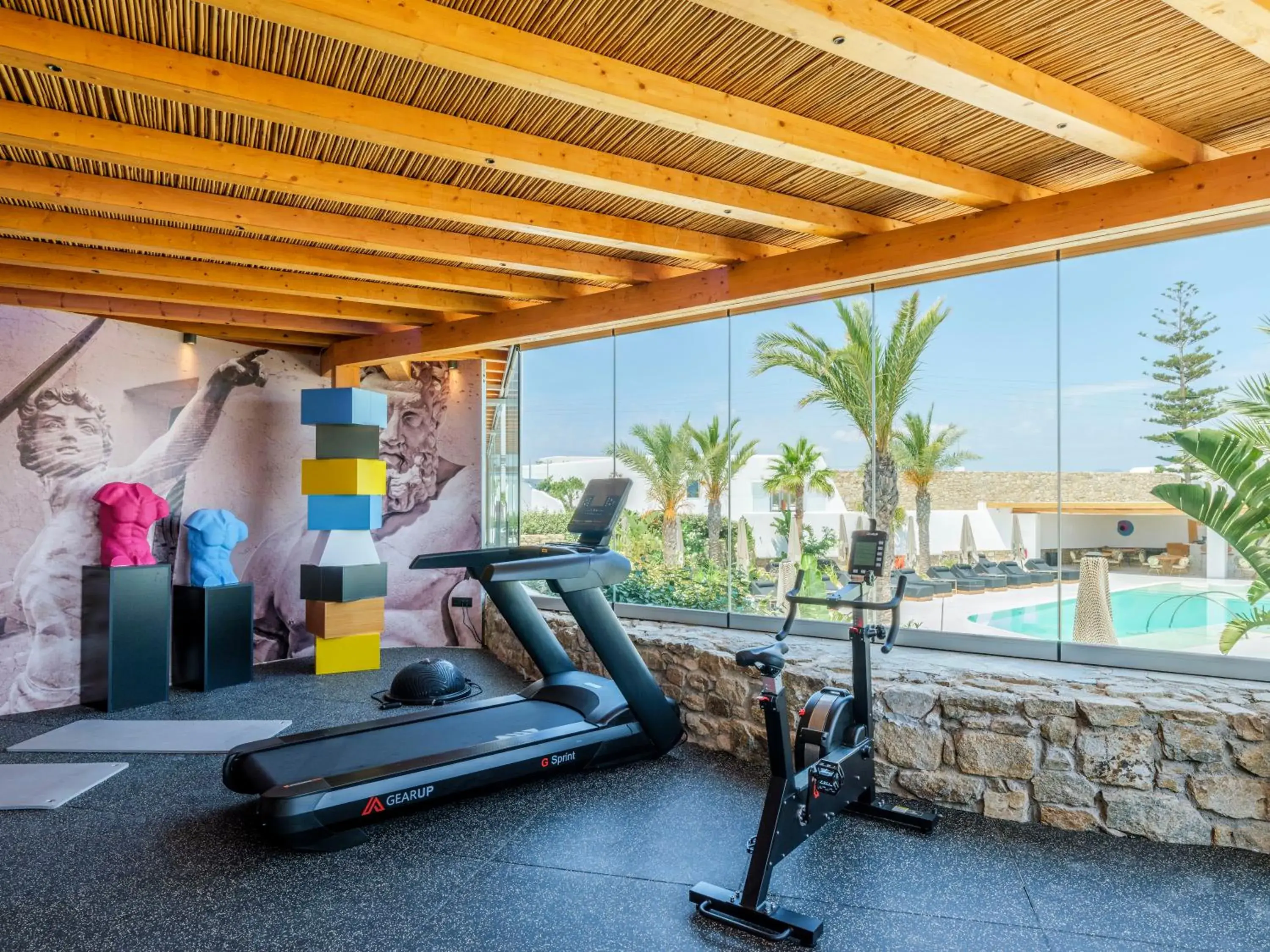 Fitness centre/facilities in Axel Beach Mykonos - Adults Only Fitness centre/facilities in Axel Beach Mykonos - Adults Only