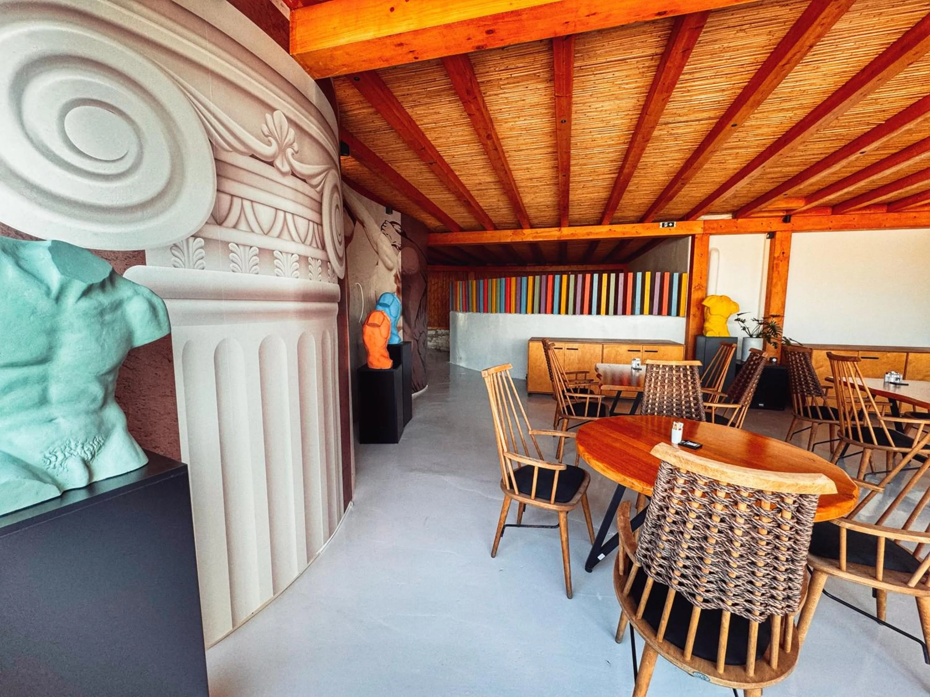 Dining area in Akkadian LGBT Boutique Hotel