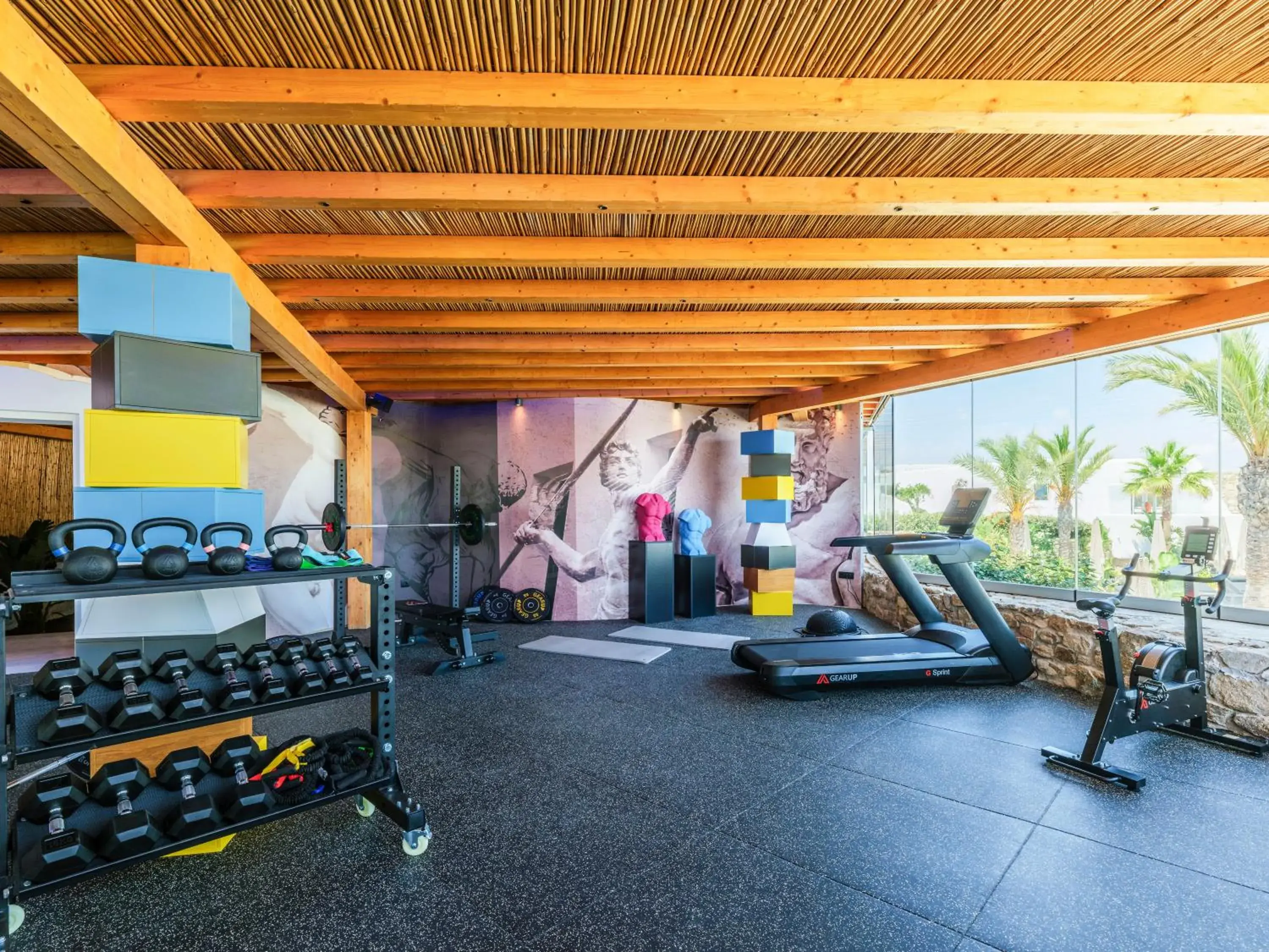 Fitness centre/facilities in Axel Beach Mykonos - Adults Only Fitness centre/facilities in Axel Beach Mykonos - Adults Only
