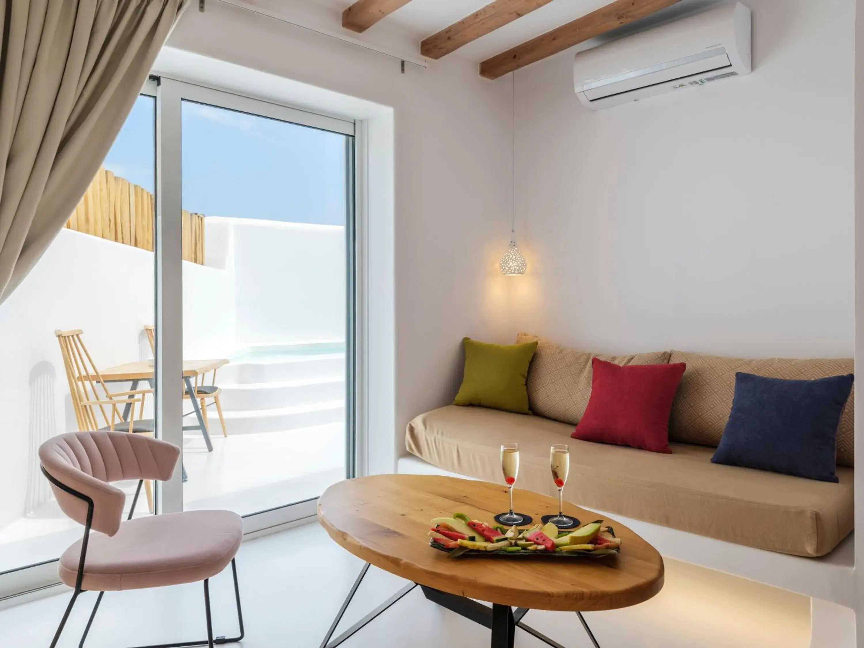 Pool view in Axel Beach Mykonos - Adults Only Pool view in Axel Beach Mykonos - Adults Only