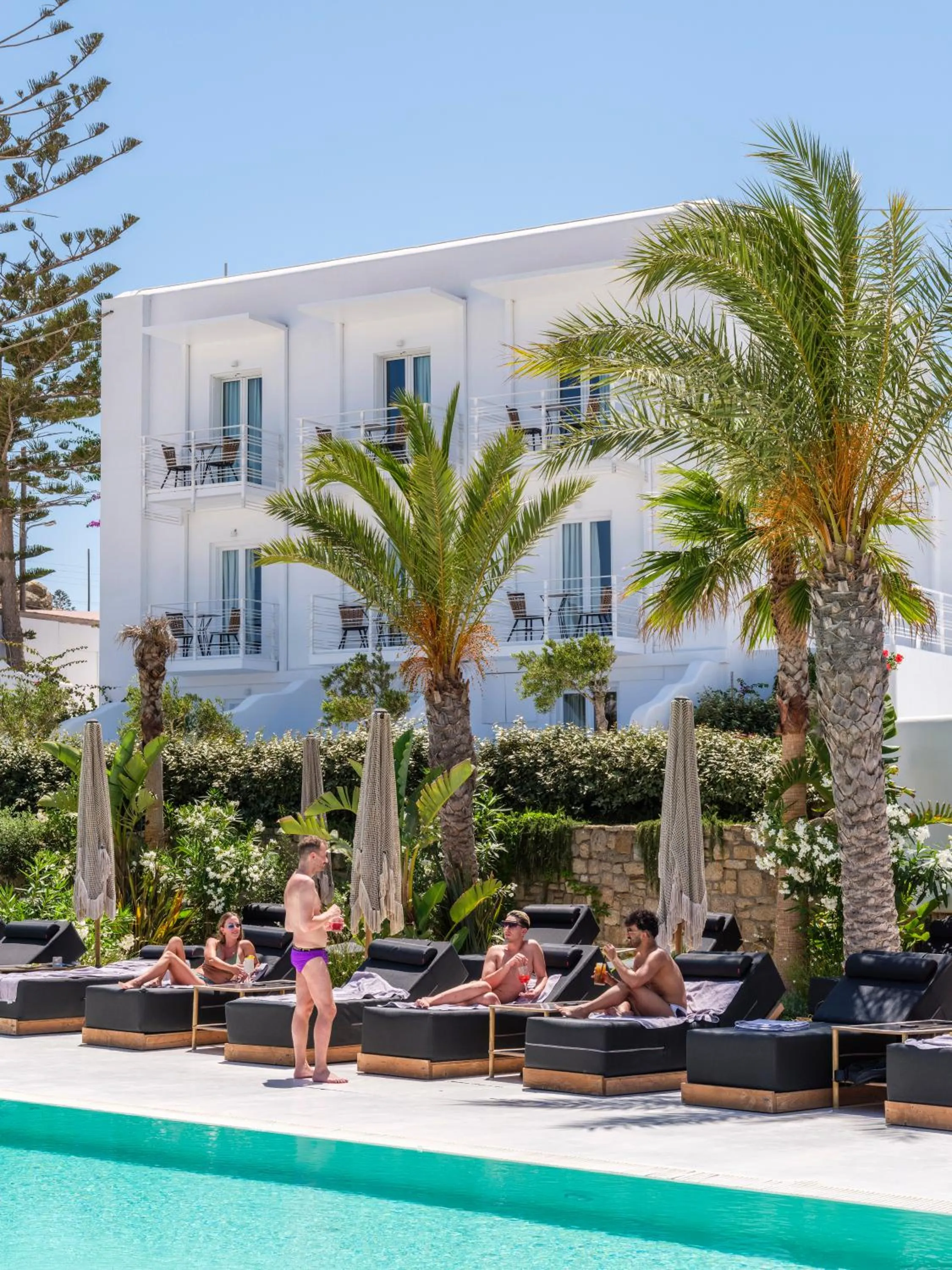 Swimming pool in Axel Beach Mykonos - Adults Only