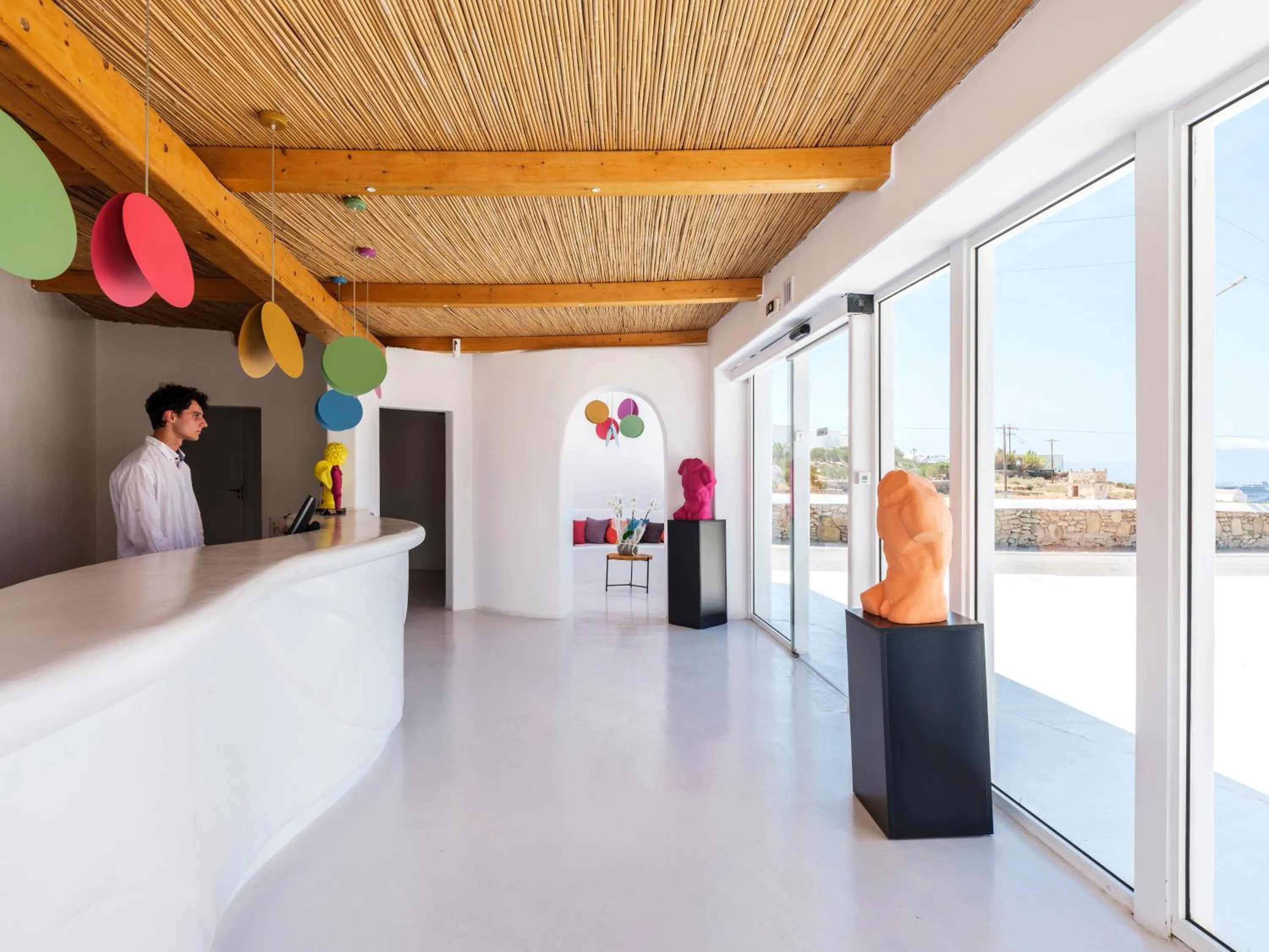 Lobby or reception in Axel Beach Mykonos - Adults Only