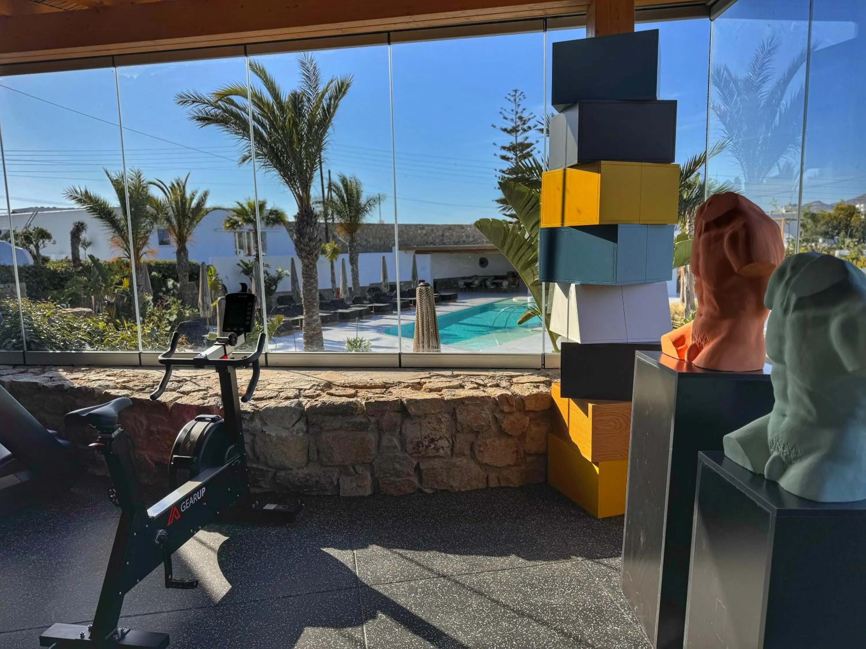 Pool view in Axel Beach Mykonos - Adults Only