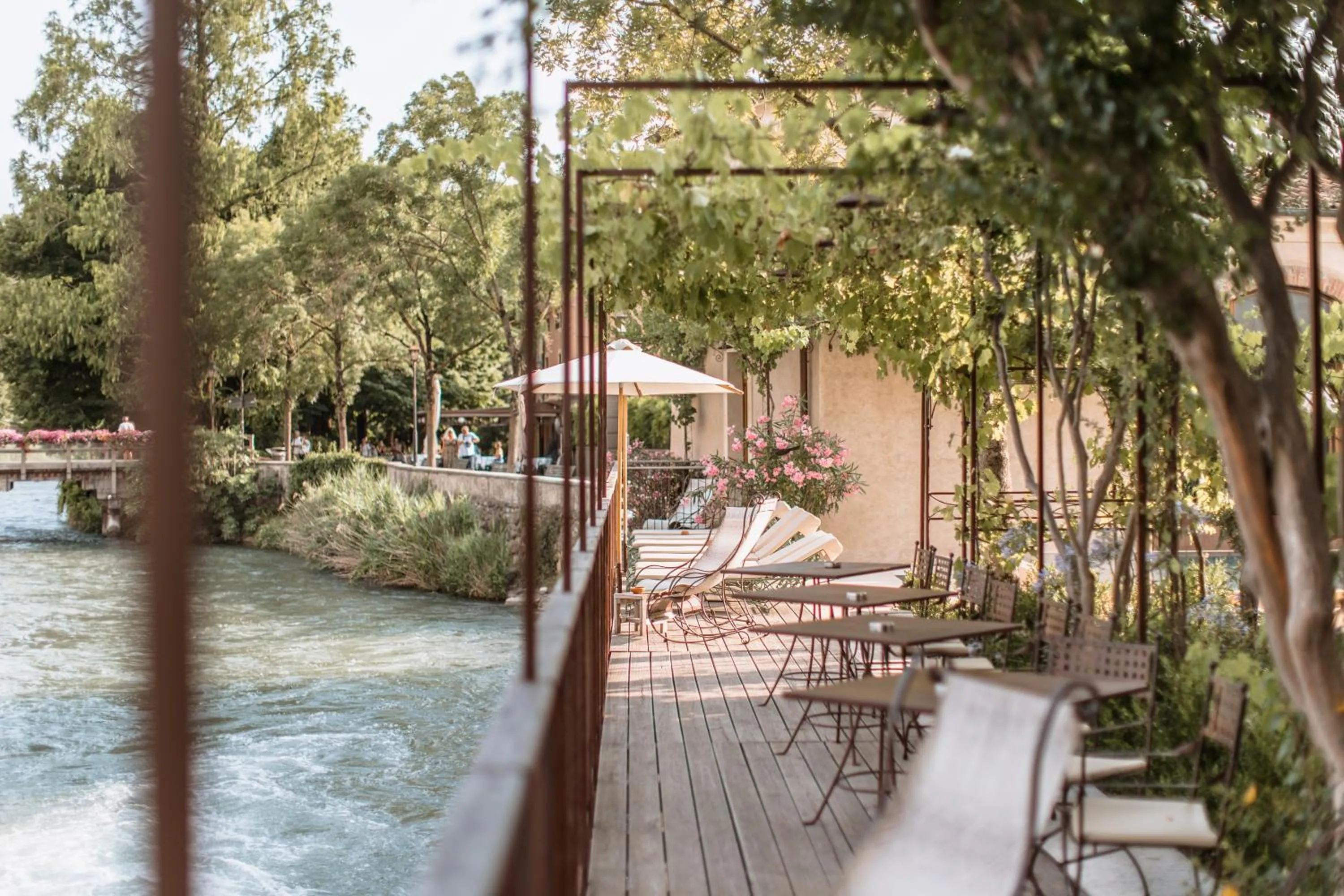 Pool view in Corte Regia Relais & Spa