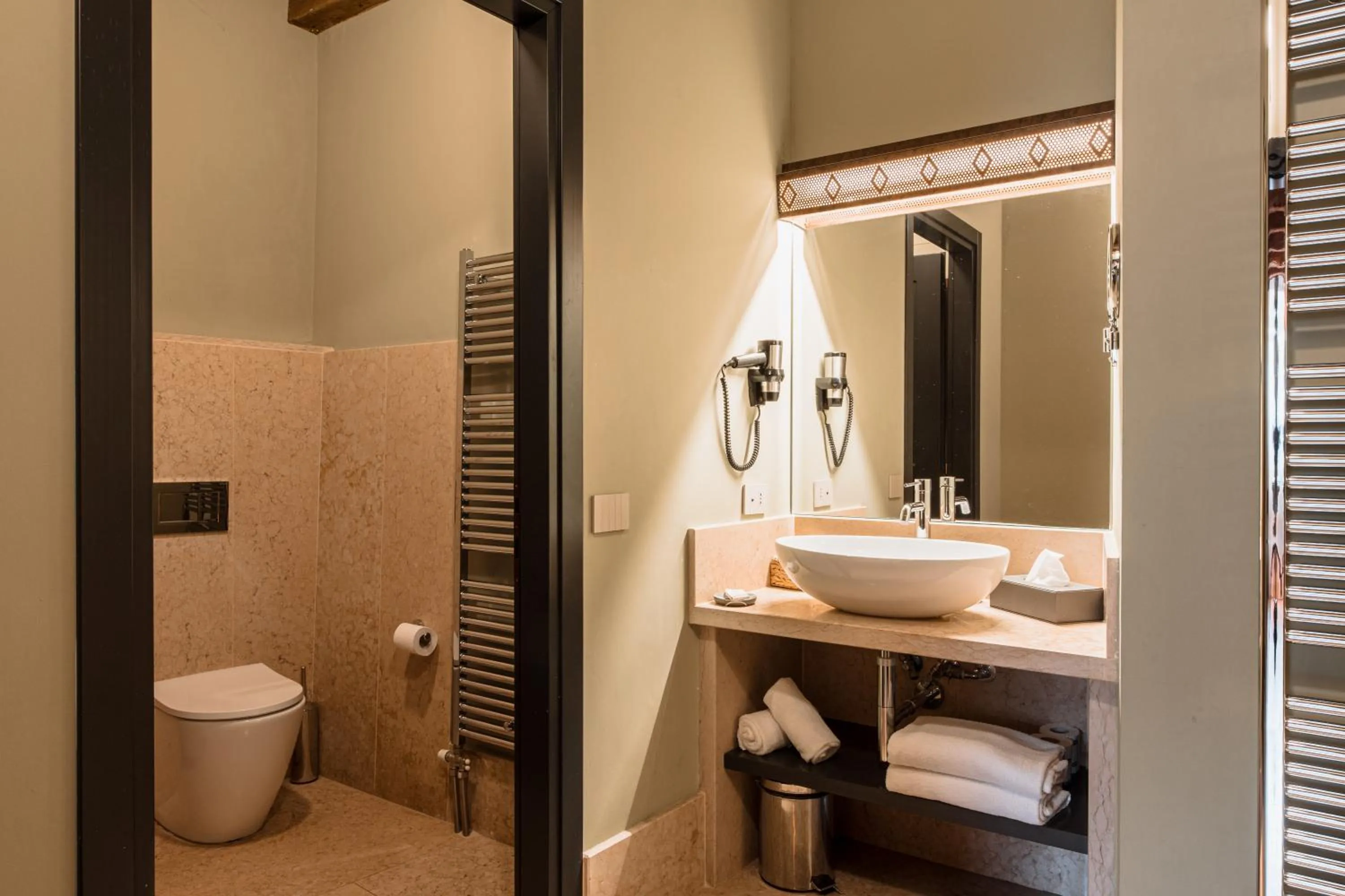 Bathroom in Corte Regia Relais & Spa