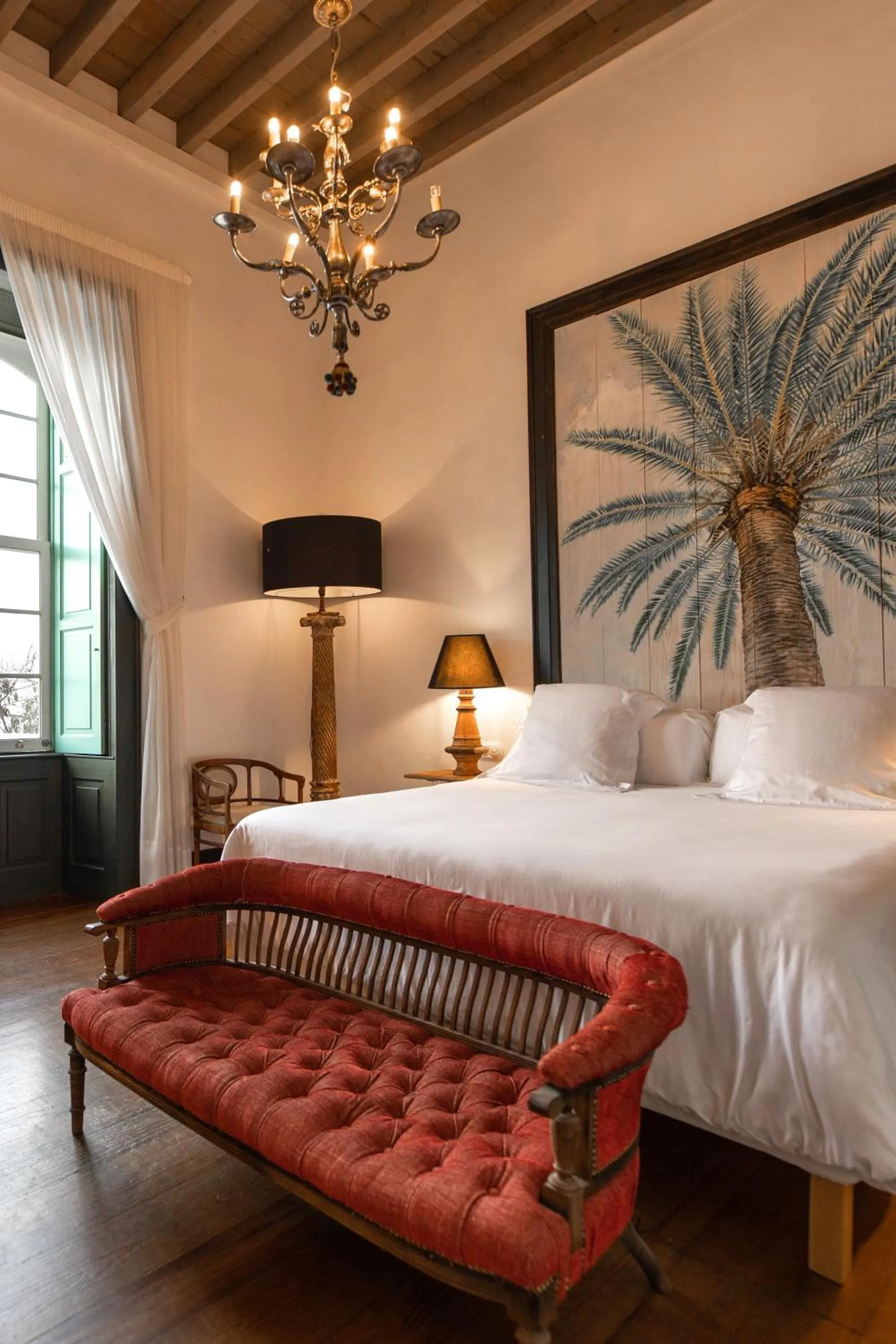 Bed in Hotel Emblemático La Casa de los Naranjos