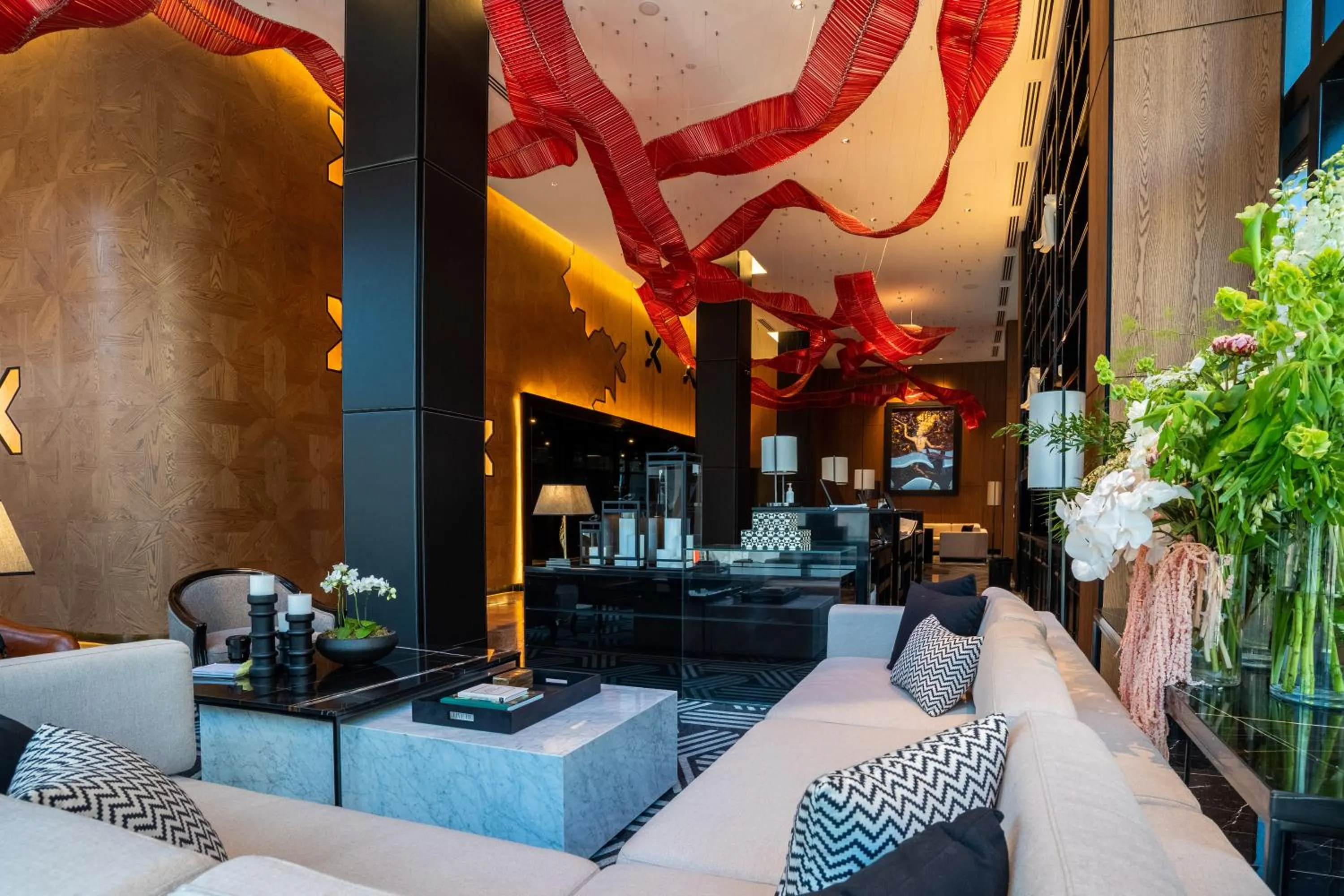 Lobby or reception in Sofitel Adelaide