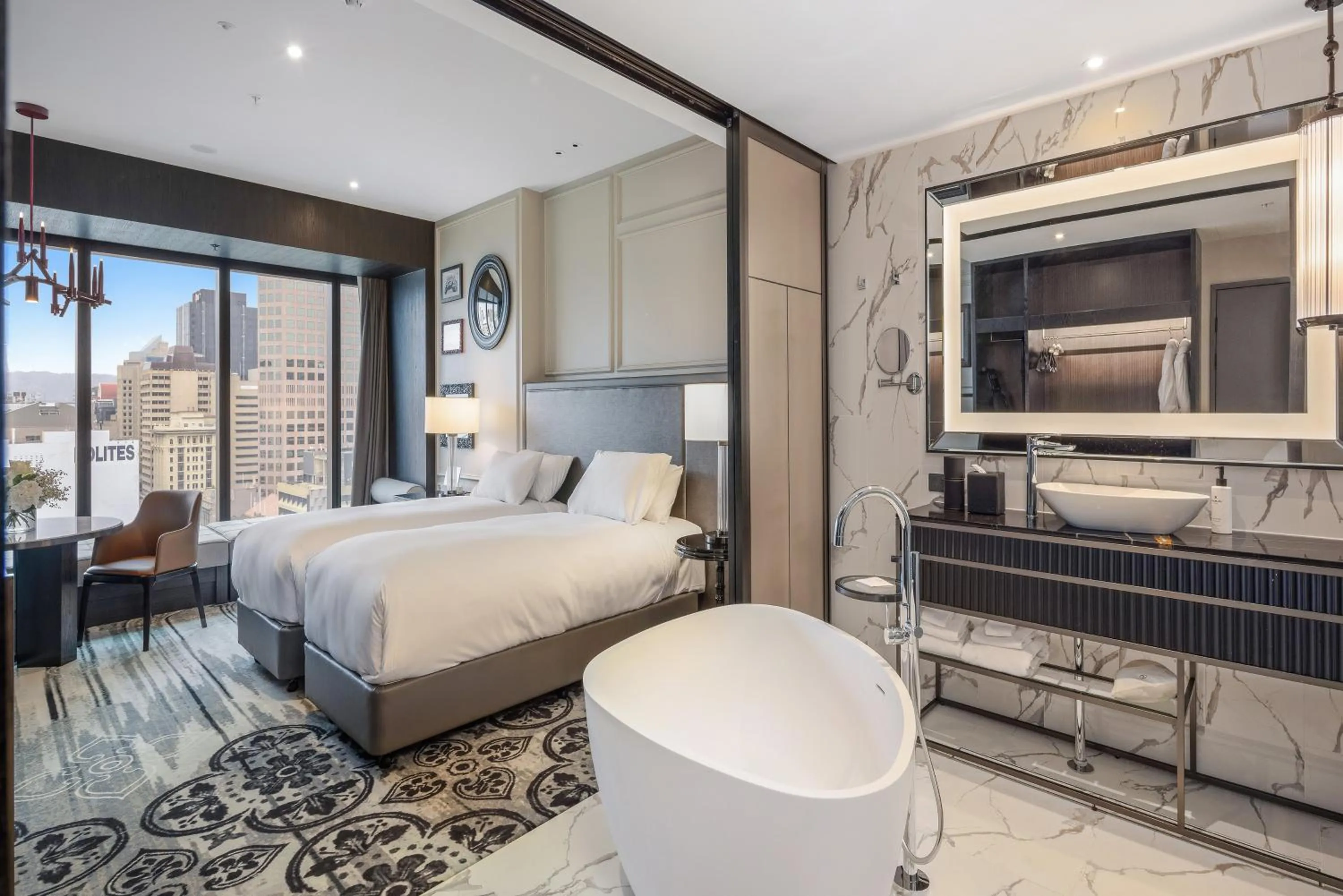 Photo of the whole room, Bed in Sofitel Adelaide