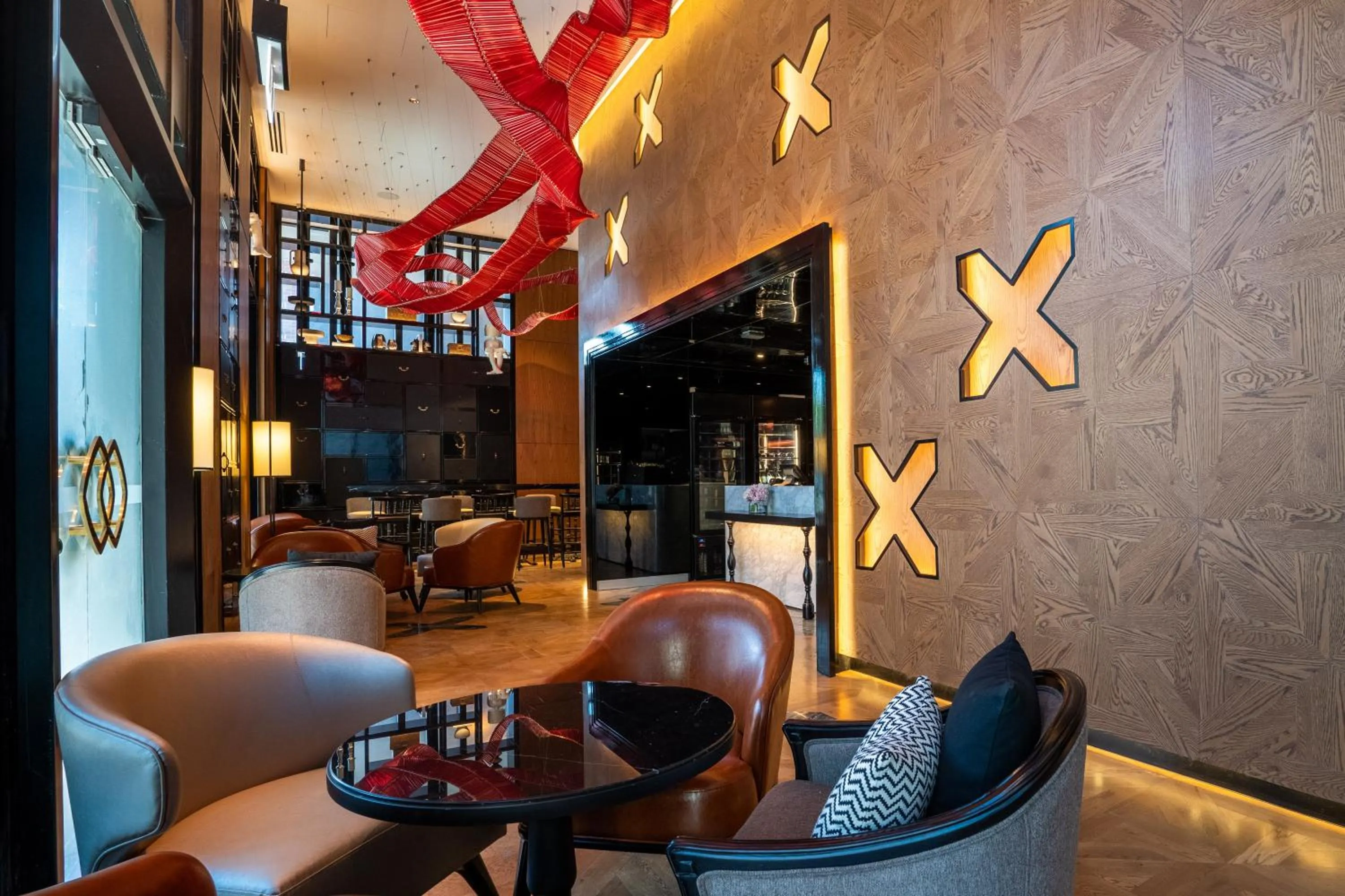 Lobby or reception in Sofitel Adelaide