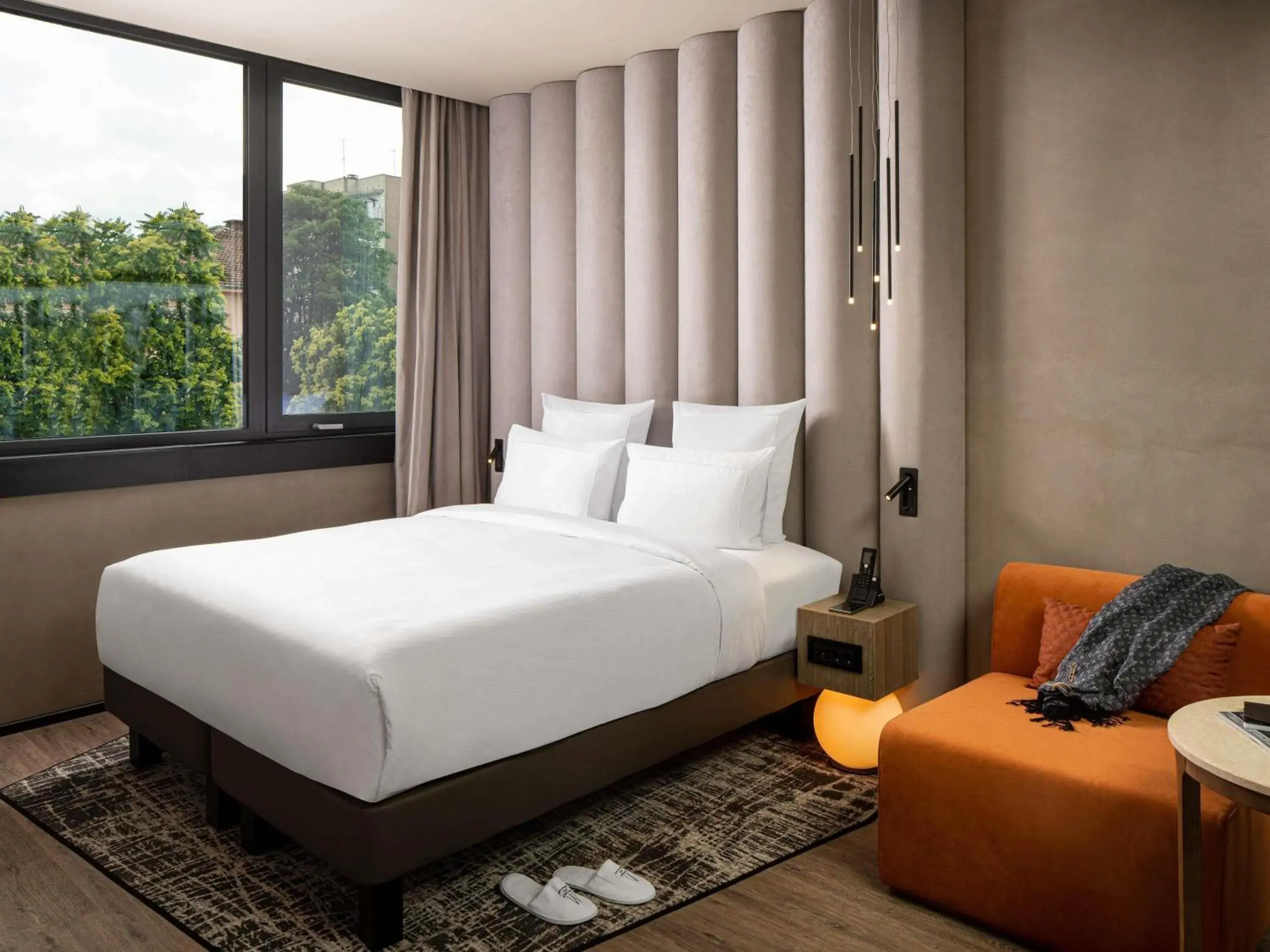 Bedroom, Bed in The Emporium Hotel Plovdiv - MGallery Collection Bedroom, Bed in The Emporium Hotel Plovdiv - MGallery Collection