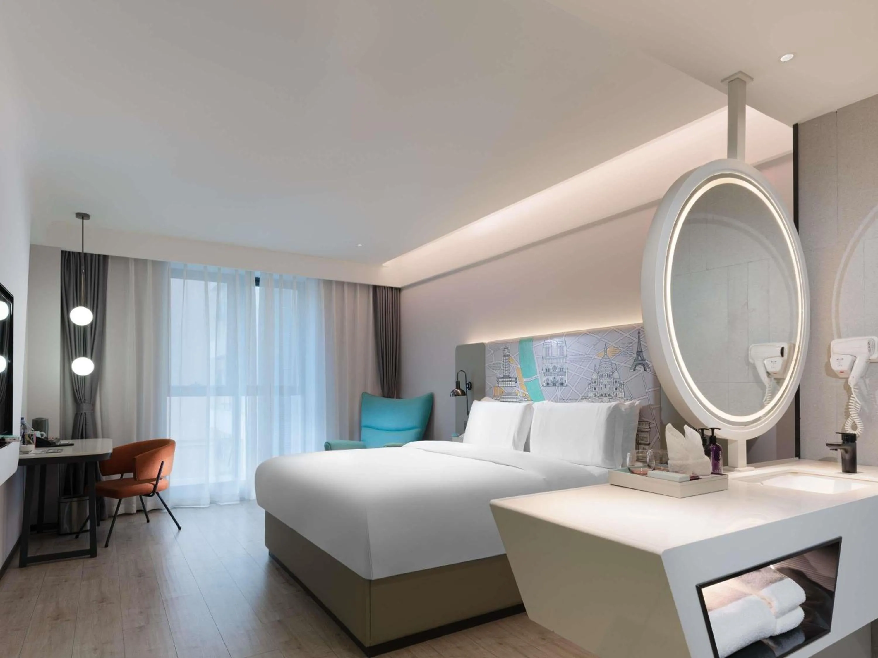 Bedroom, Bed in Mercure Chengdu Xindu