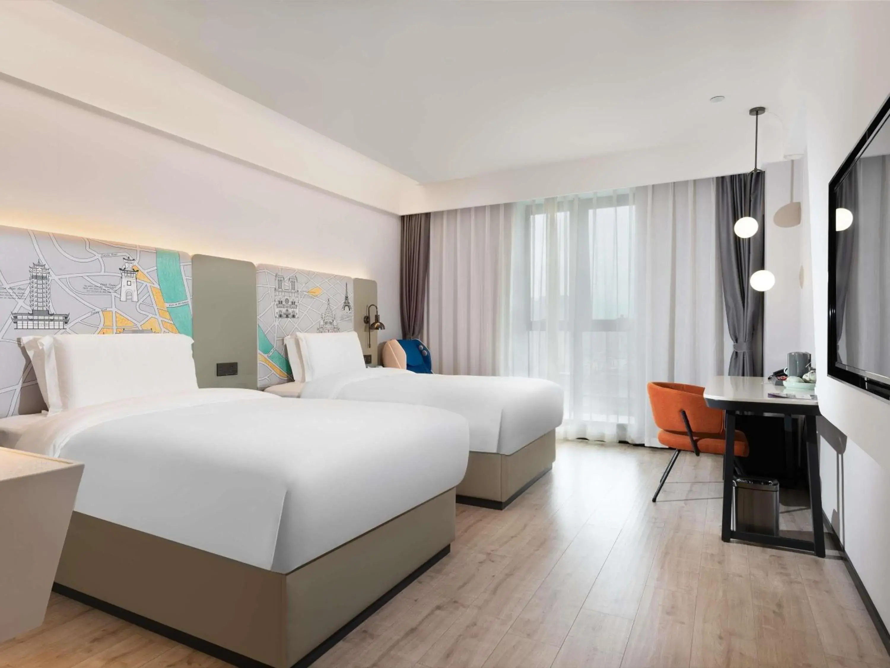 Bedroom, Bed in Mercure Chengdu Xindu Bedroom, Bed in Mercure Chengdu Xindu