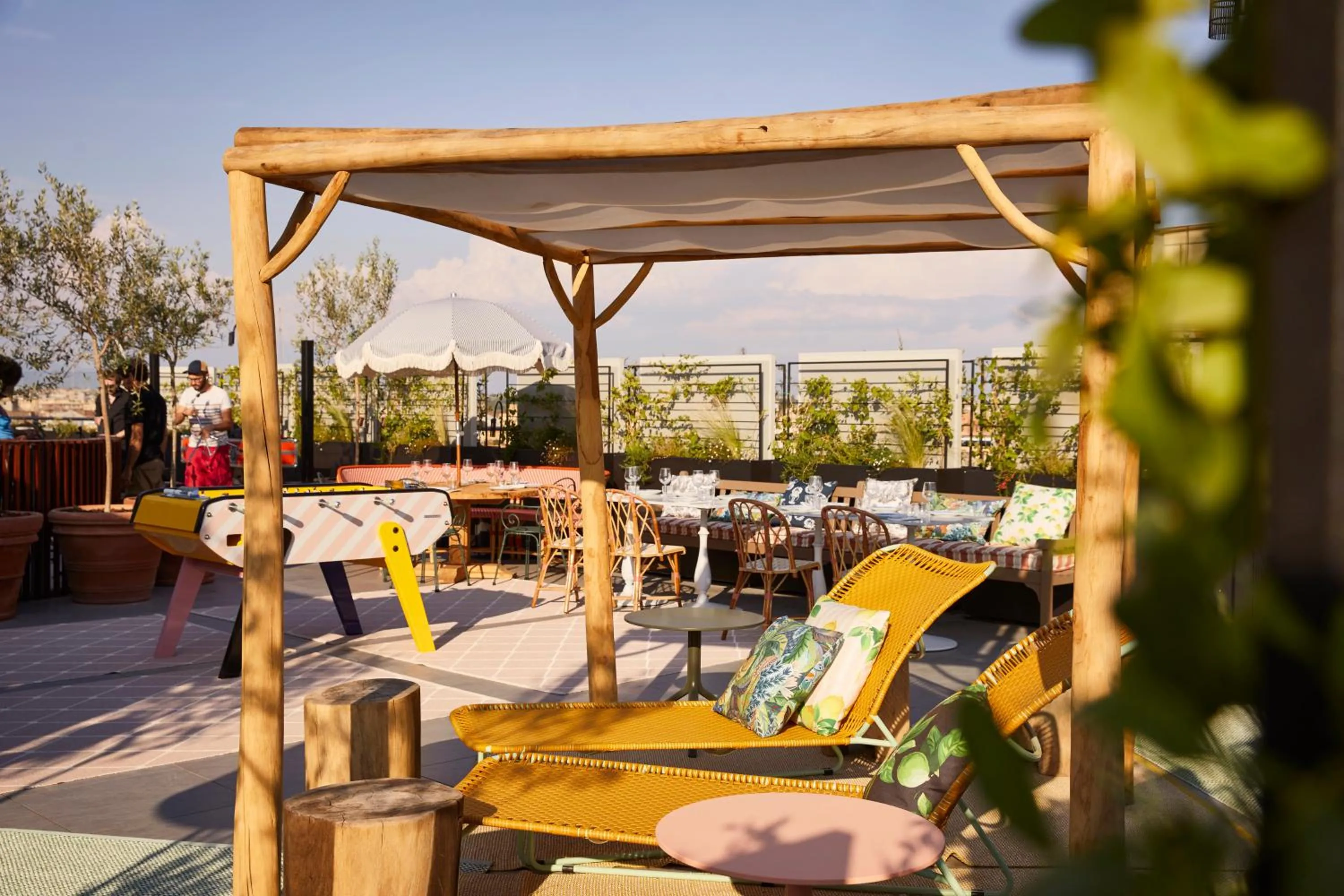 Balcony/Terrace in Mama Shelter Roma