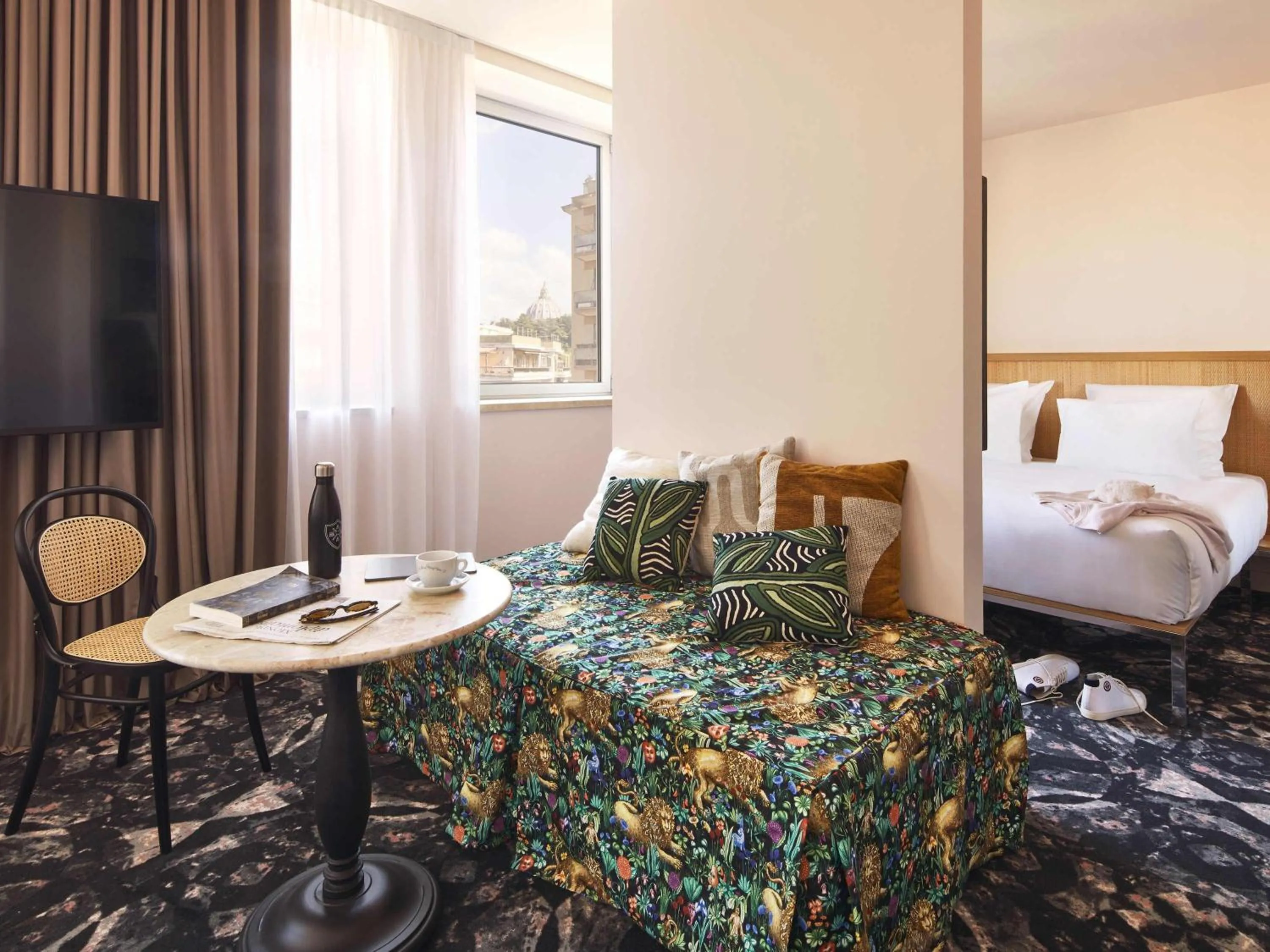 Bedroom, Bed in Mama Shelter Roma