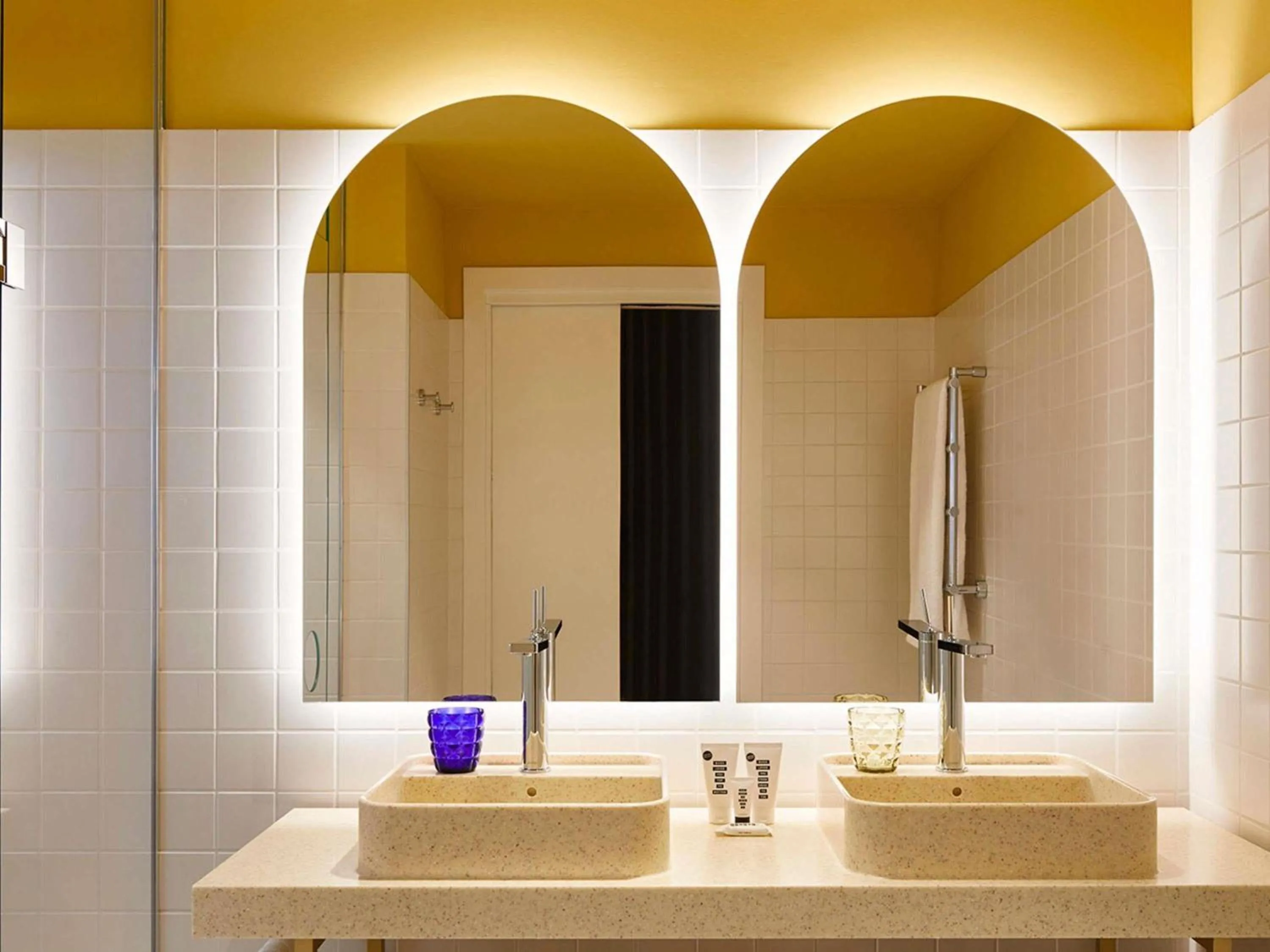 Bedroom in Mama Shelter Roma