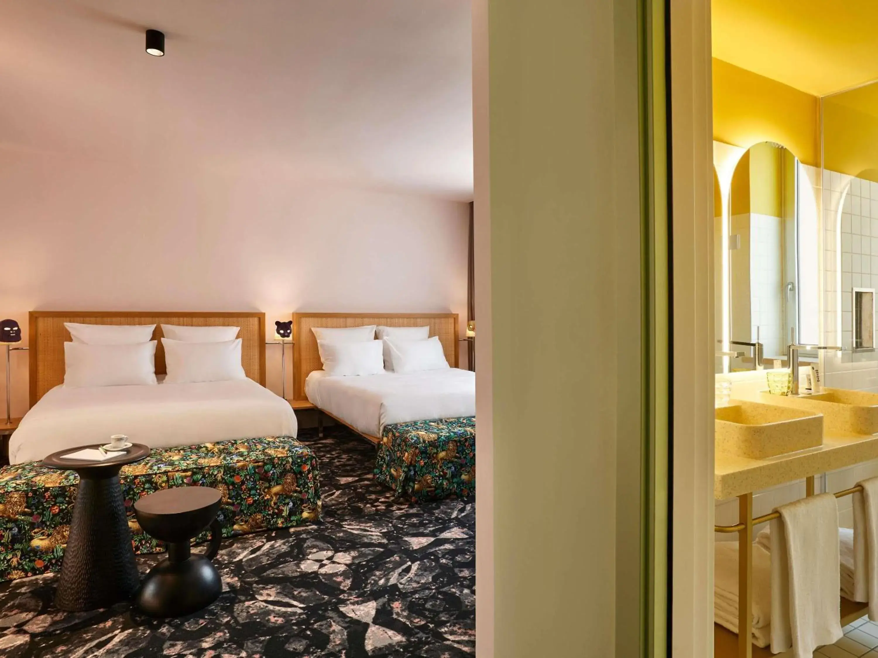 Bedroom, Bed in Mama Shelter Roma Bedroom, Bed in Mama Shelter Roma