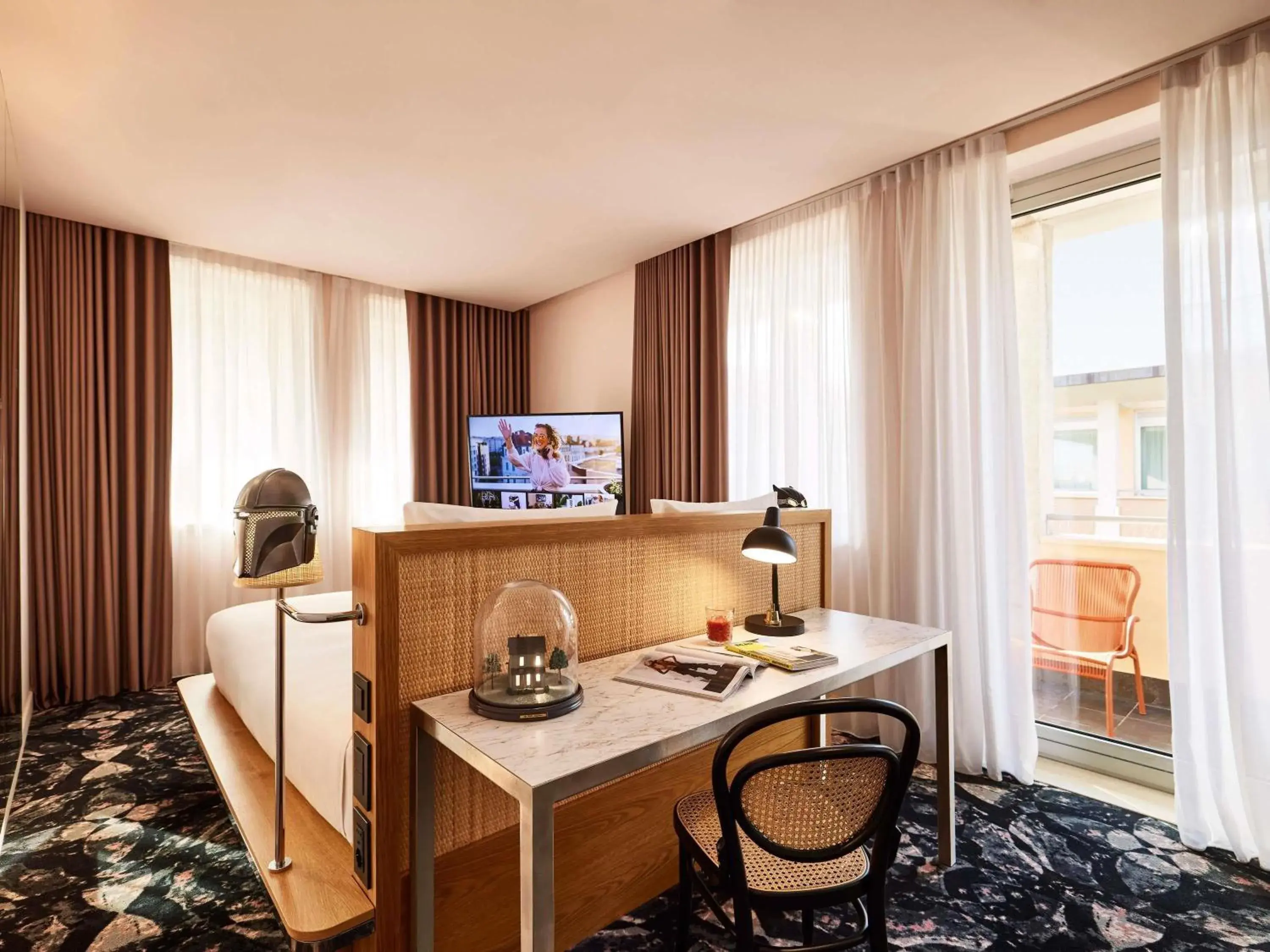 Bedroom in Mama Shelter Roma Bedroom in Mama Shelter Roma