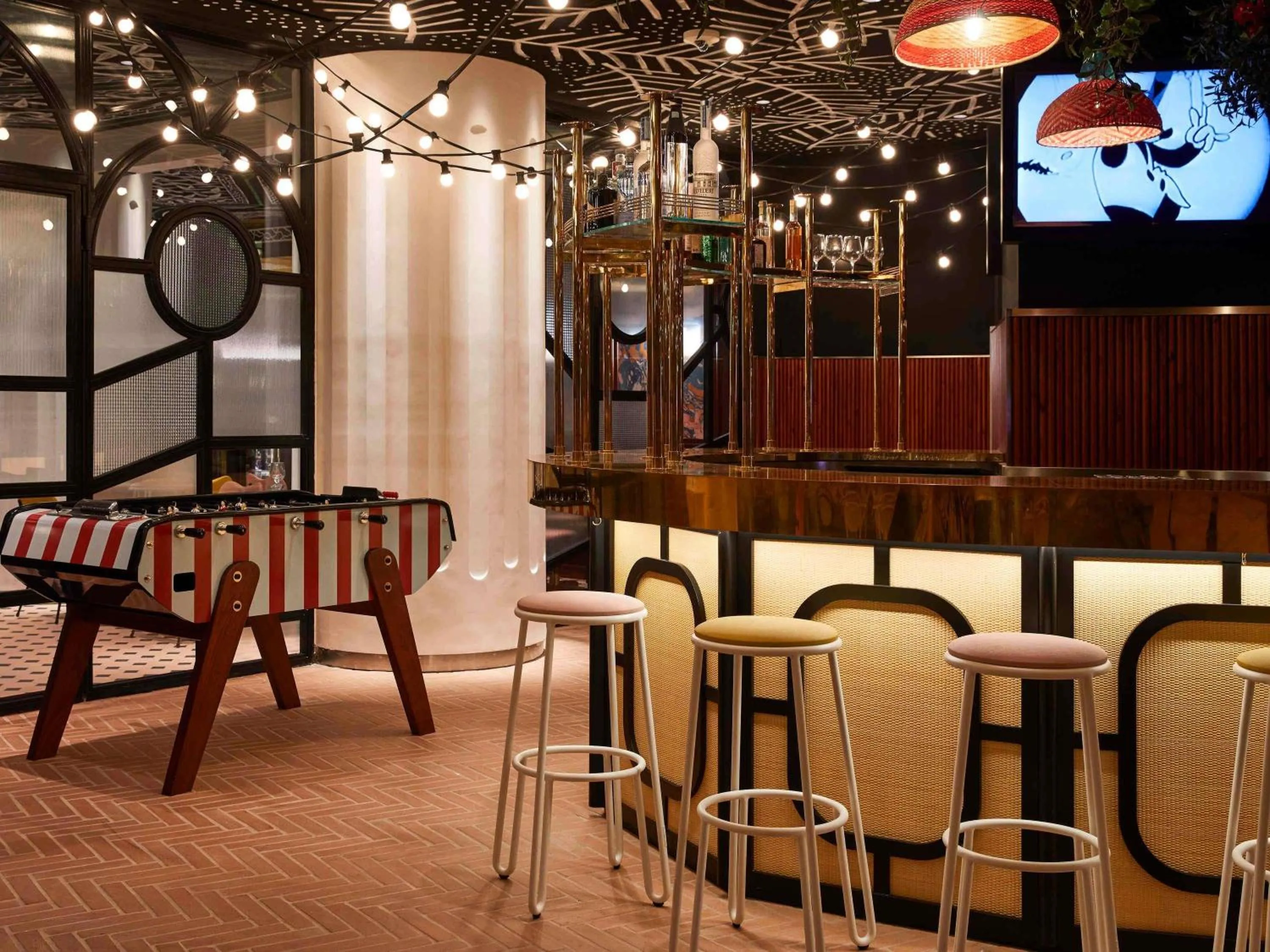 Lounge or bar in Mama Shelter Roma