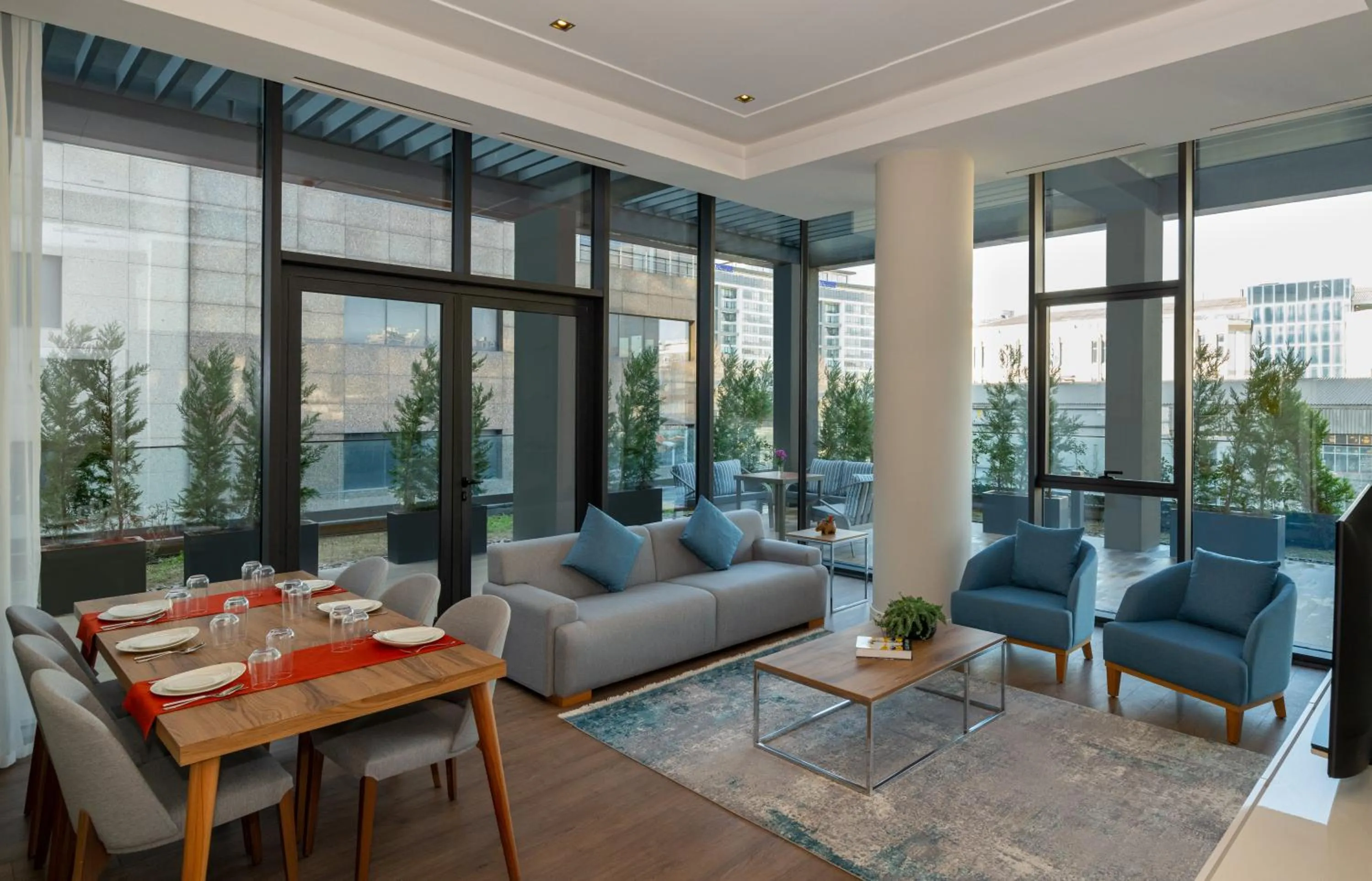 Living room in Movenpick Living Istanbul West