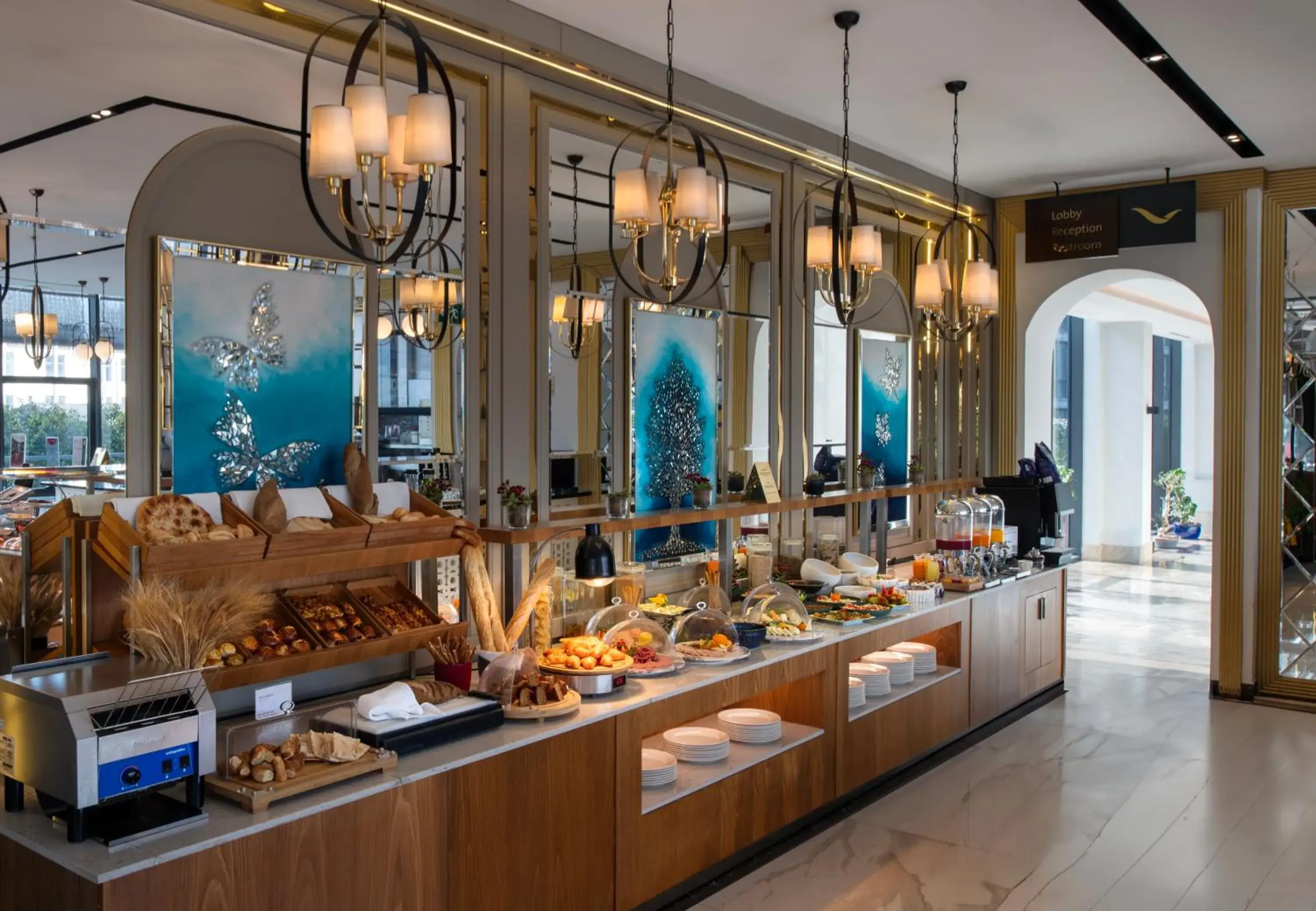 Buffet breakfast in Movenpick Living Istanbul West Buffet breakfast in Movenpick Living Istanbul West