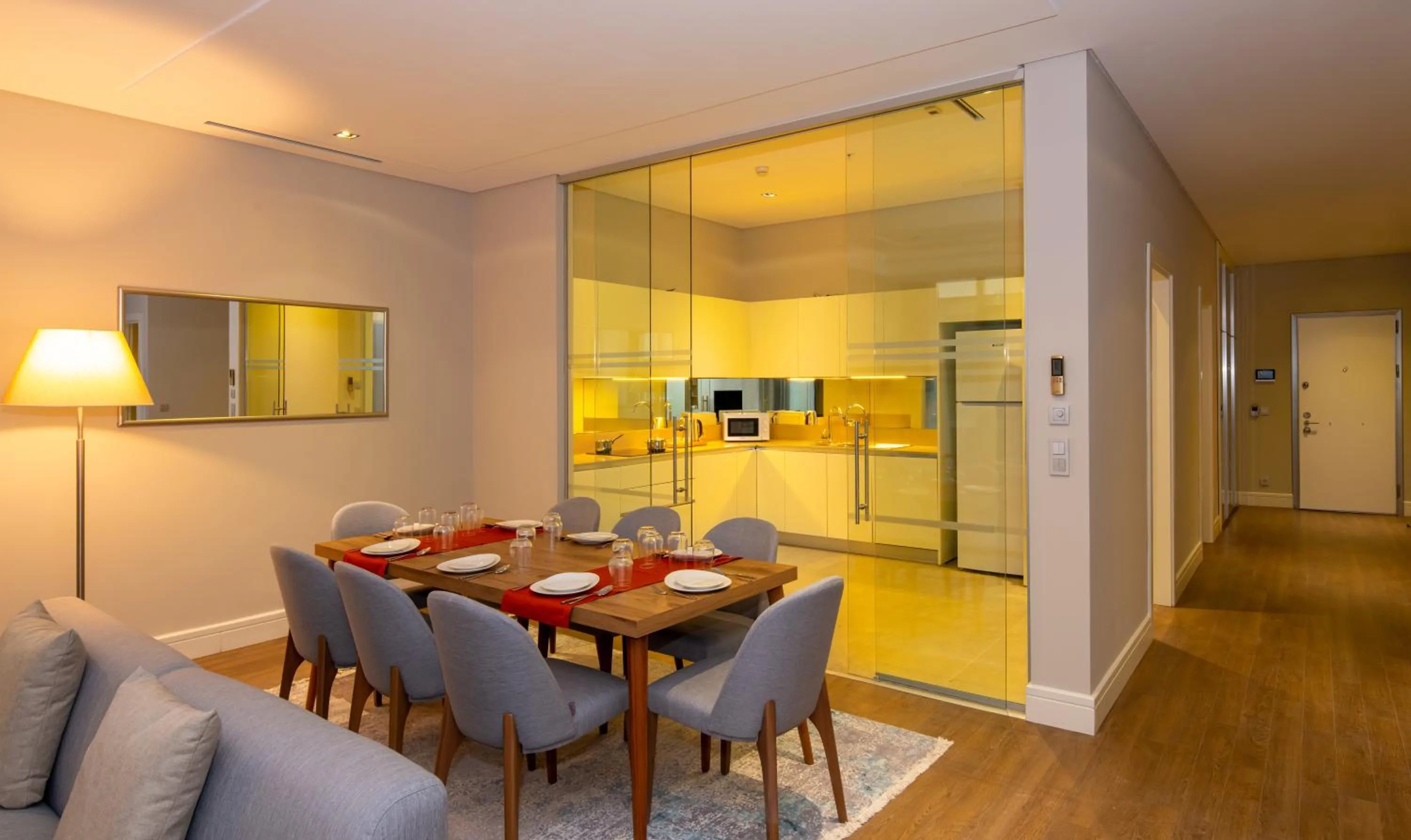 Dining area in Movenpick Living Istanbul West